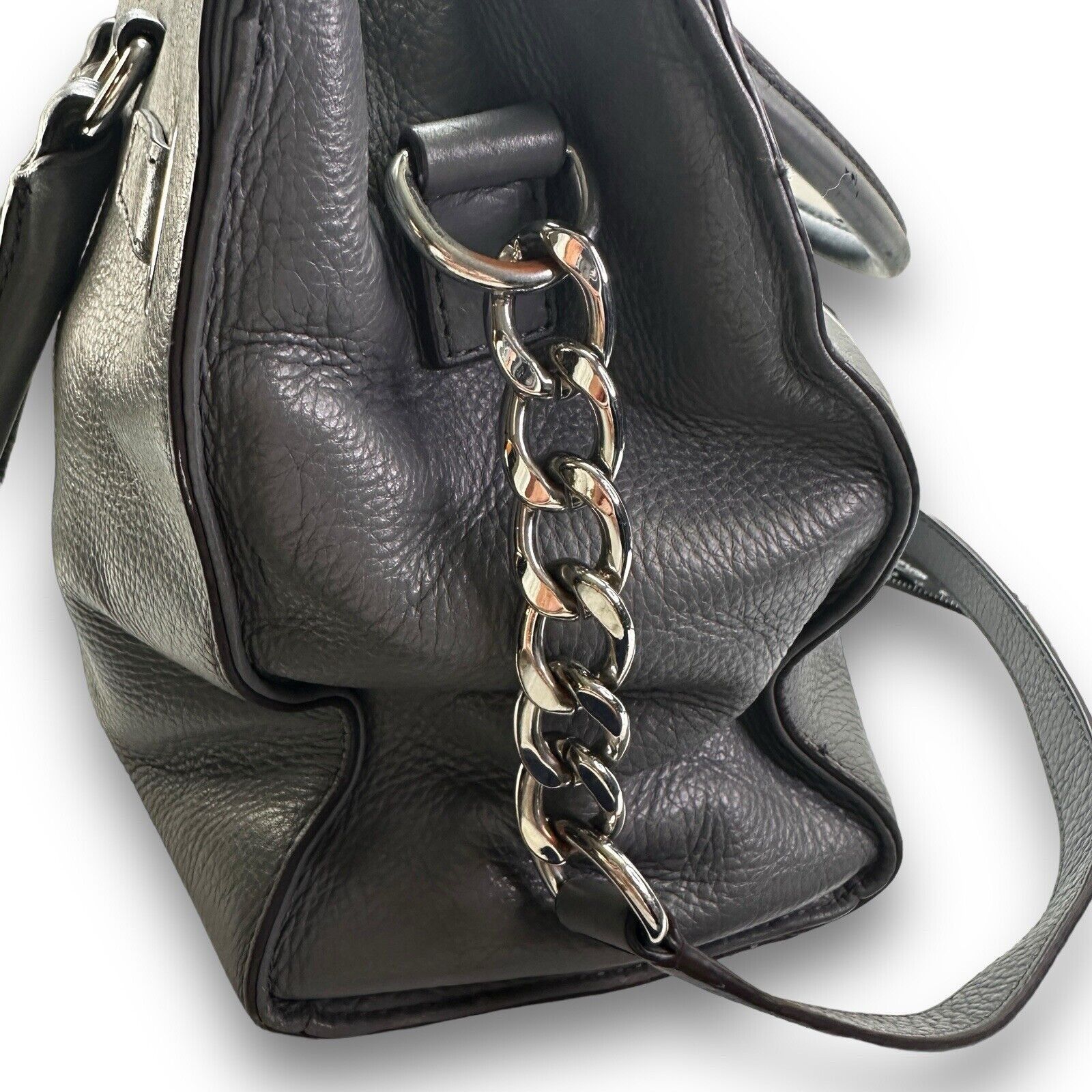 Michael Kors Michael Kors Hamilton Satchel Tote Shoulder Strap Gray 1981 Size ONE SIZE - 9 Thumbnail