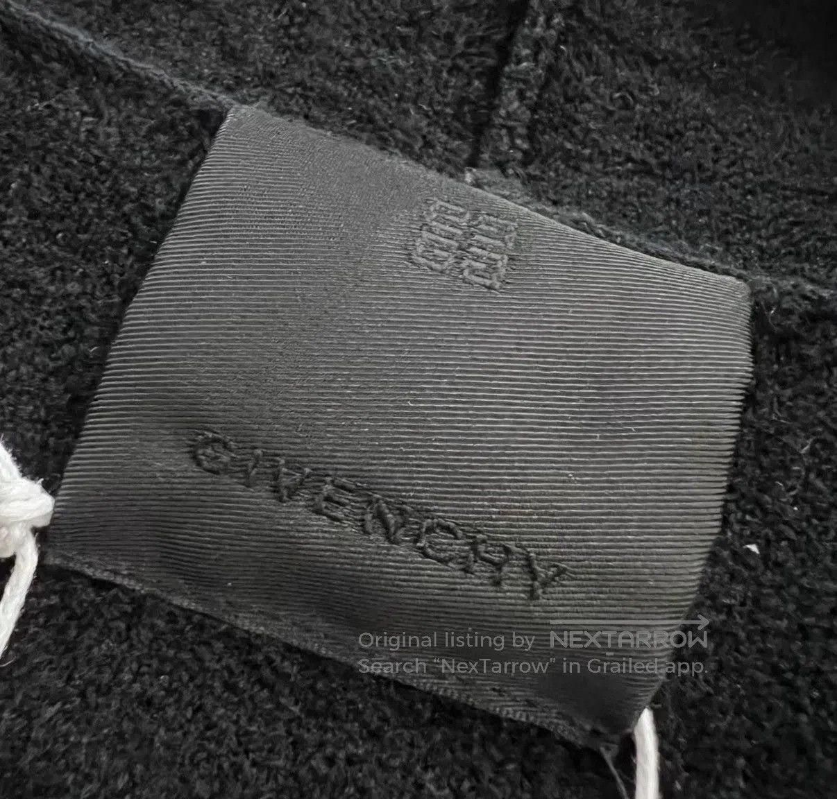Givenchy Black Zip-Up Textured Hoodie. Size US M / EU 48-50 / 2 - 4 Thumbnail