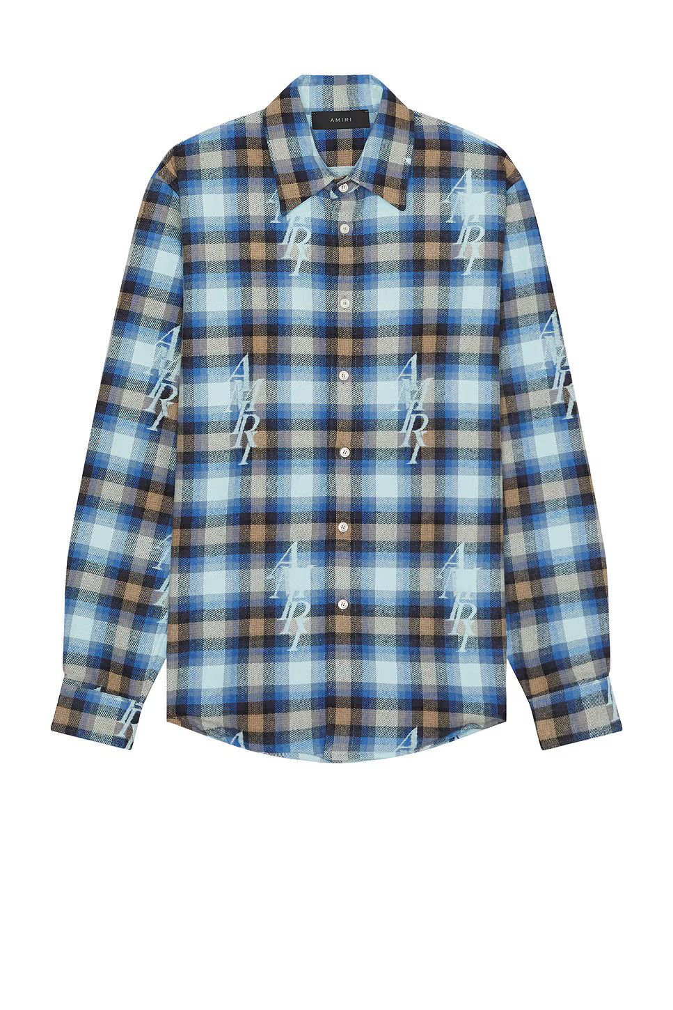 Amiri o1y0525 Logo Checked Shirt in Multicolor Size US L / EU 52-54 / 3 - 1 Thumbnail