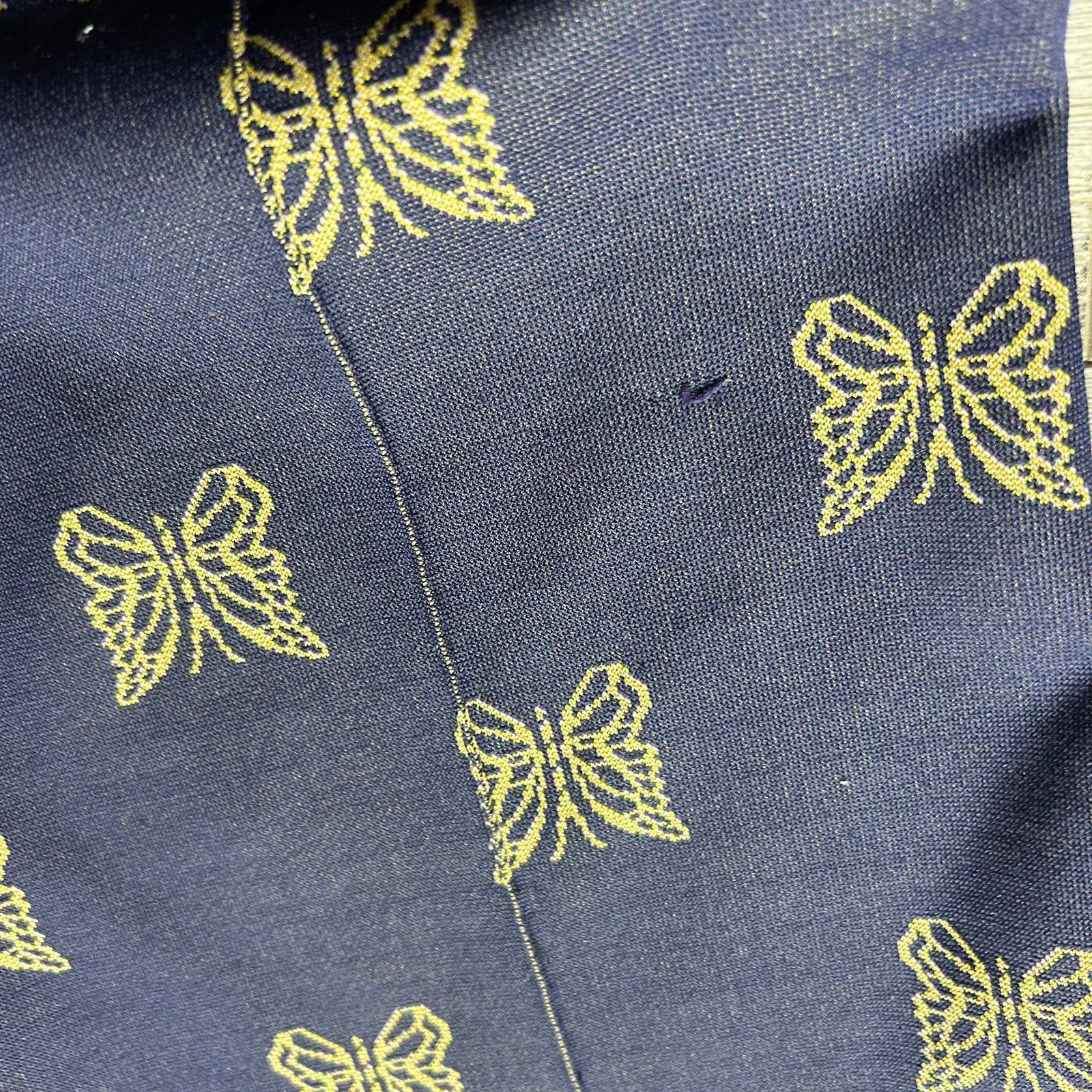 Needles Needles Papillon Track Pants Navy/Gold Large - Made in Japan Size ONE SIZE - 2 Thumbnail