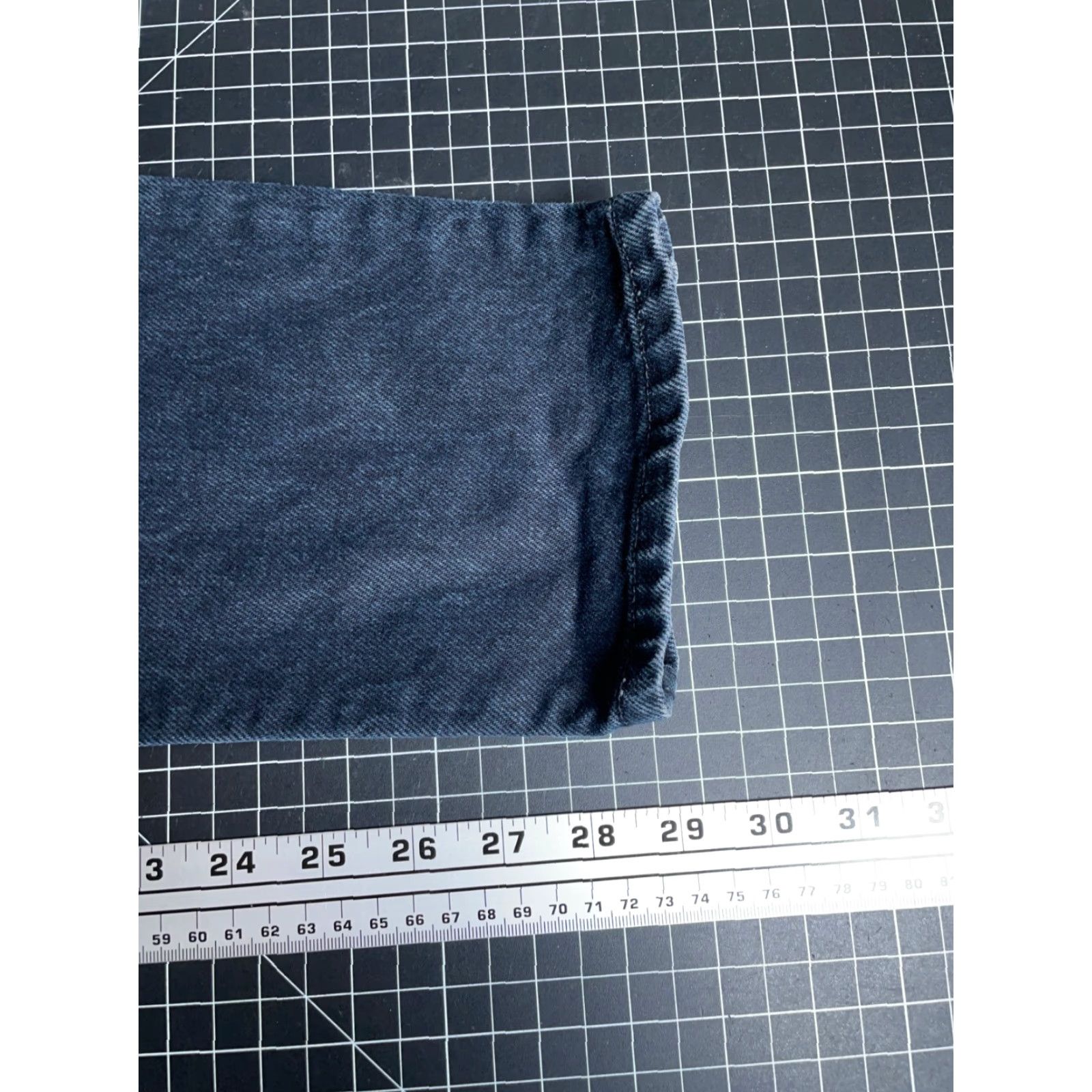 Guess VINTAGE Georges Marciano for Guess Jeans Women's 28 x 29 Dark Blue Tapered Jeans 90s Retro Hipster Size 28" / US 6 / IT 42 - 6 Thumbnail