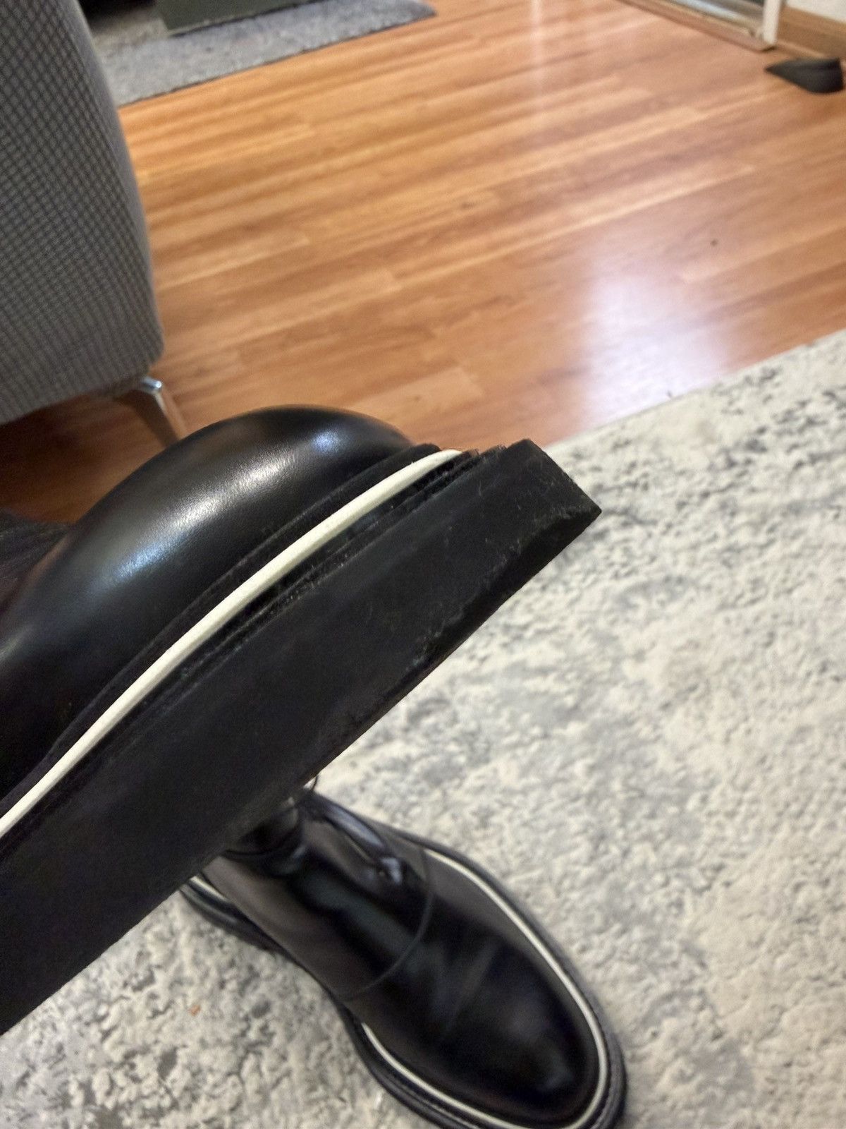 Dior AW09 Cord Wrapped Leather Boots Size US 9 / EU 42 - 12 Thumbnail