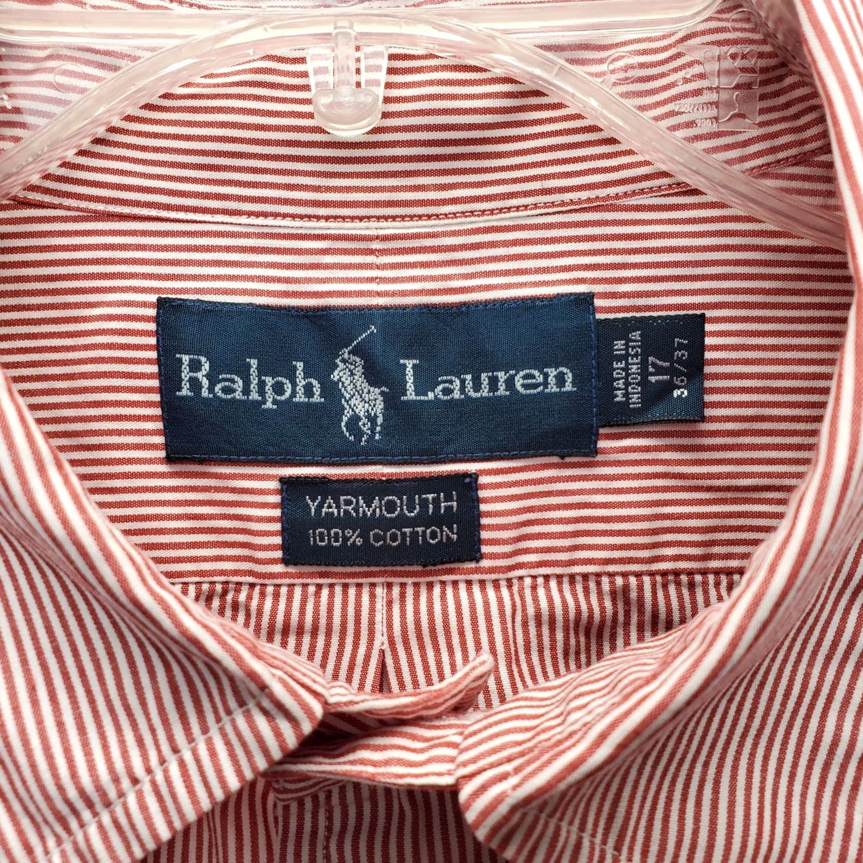Ralph Lauren Ralph Lauren Mens Dress Shirt 17 Multicolor Striped Long Sleeve Button-Down Shirt Size 46R - 5 Thumbnail