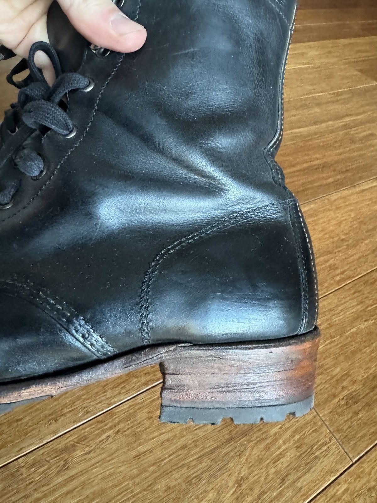 Wolverine Wolverine Vintage 1000 Mile Logger Boot Size 8.5 Black Size US 8.5 / EU 41-42 - 10 Thumbnail