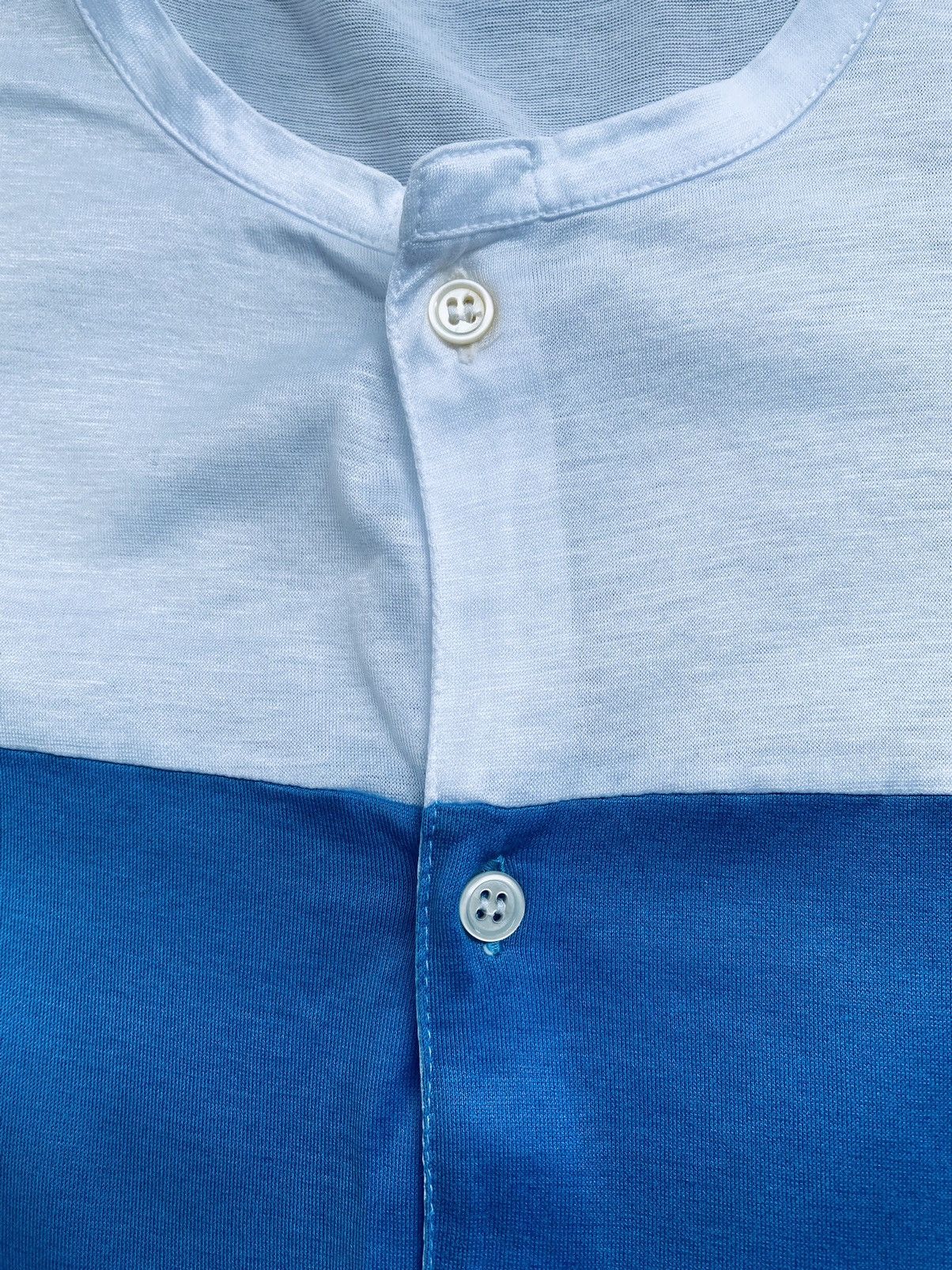 Givenchy Vintage 70s Givenchy Gentleman Paris Henley Tees Size US L / EU 52-54 / 3 - 13 Thumbnail