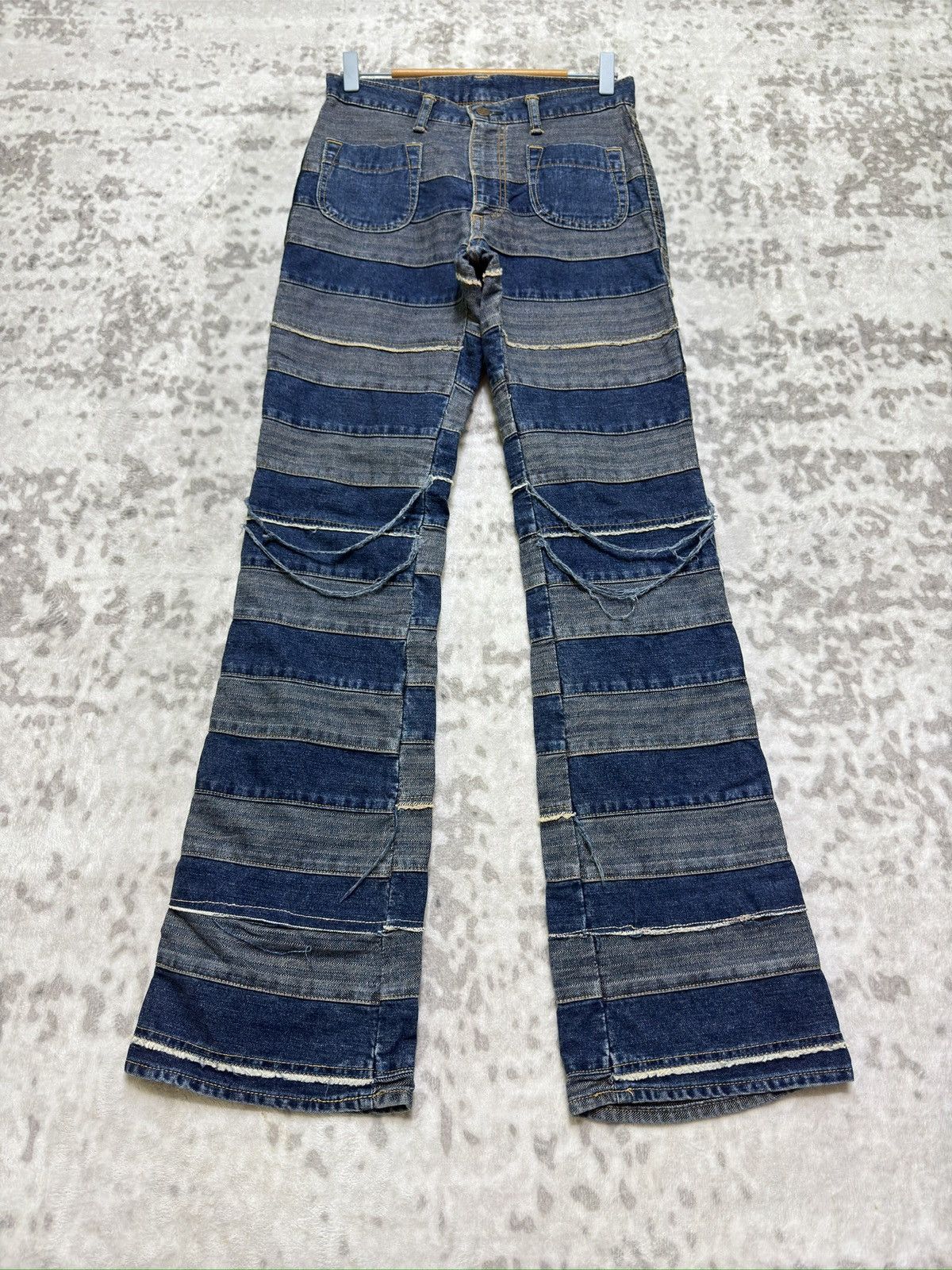 Hysteric Glamour Vintage 2000s Hysteric Glamour Flare “Hagi” Kinky Denim Size US 28 / EU 44 - 1 Thumbnail