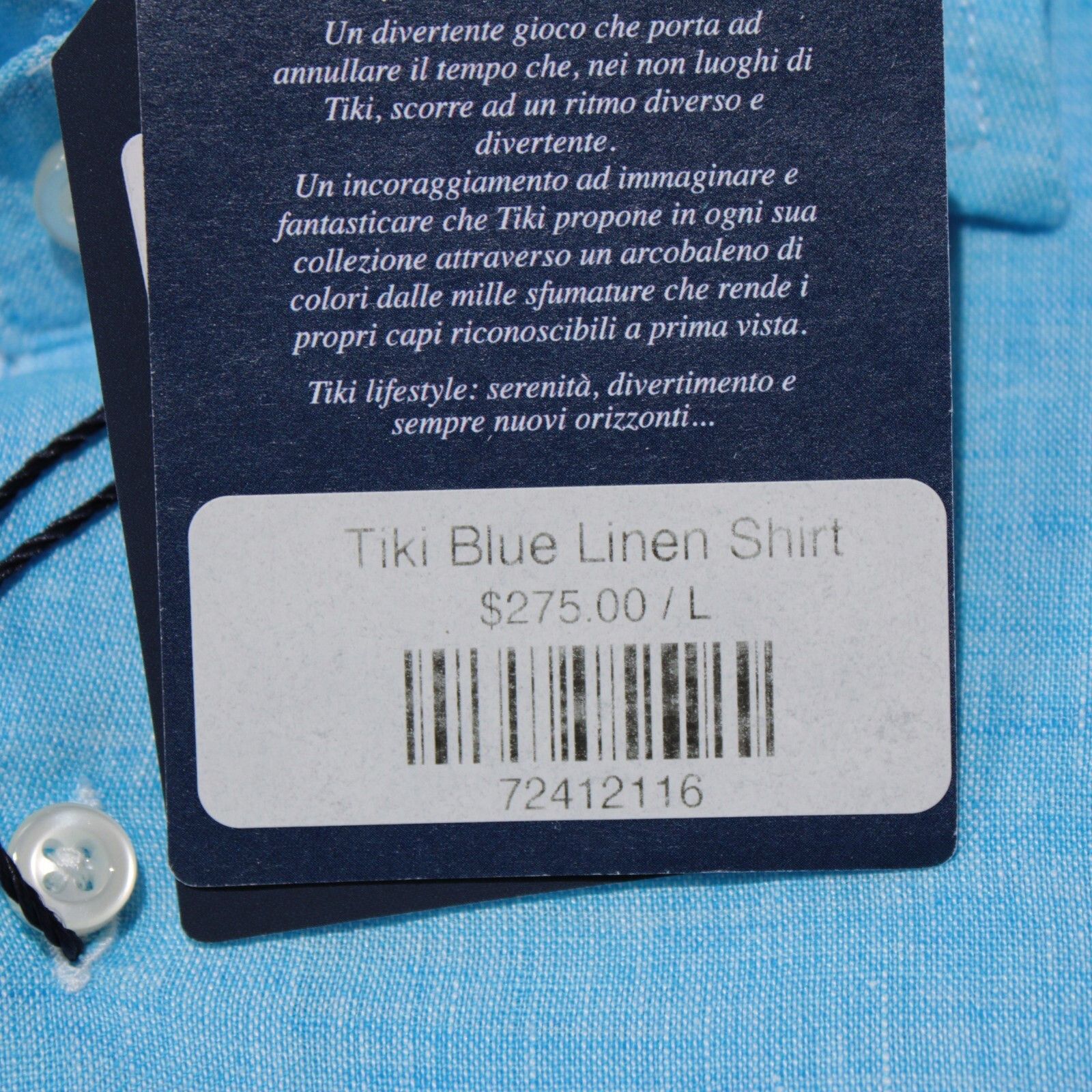 Other Tiki New with tags Shirt Size L US In Blue Size US L / EU 52-54 / 3 - 7 Thumbnail