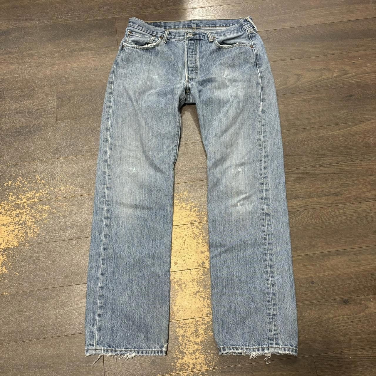 Levi's vintage made in Mexico light blue Levi’s 501 jeans 34x32 Size US 34 / EU 50 - 1 Thumbnail
