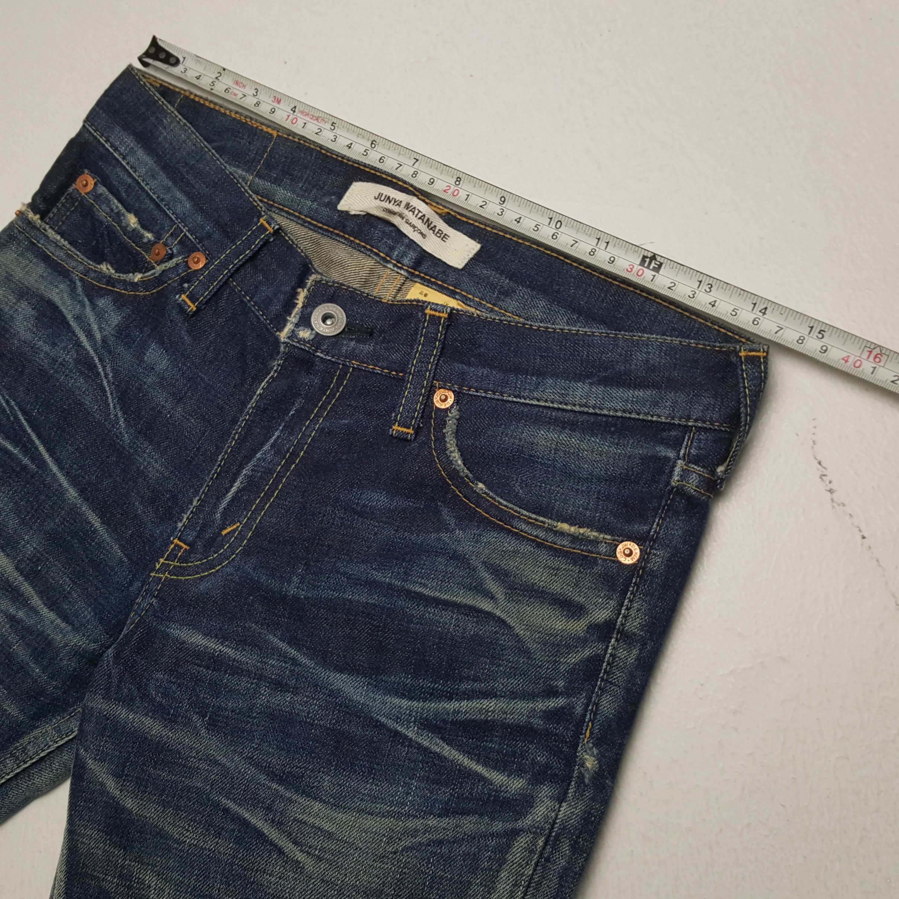 Comme des Garcons × Junya Watanabe × Vintage COMMME DE GARCONS JUNYA WATANABE Fashion Designer Jeans Size US 29 - 7 Thumbnail