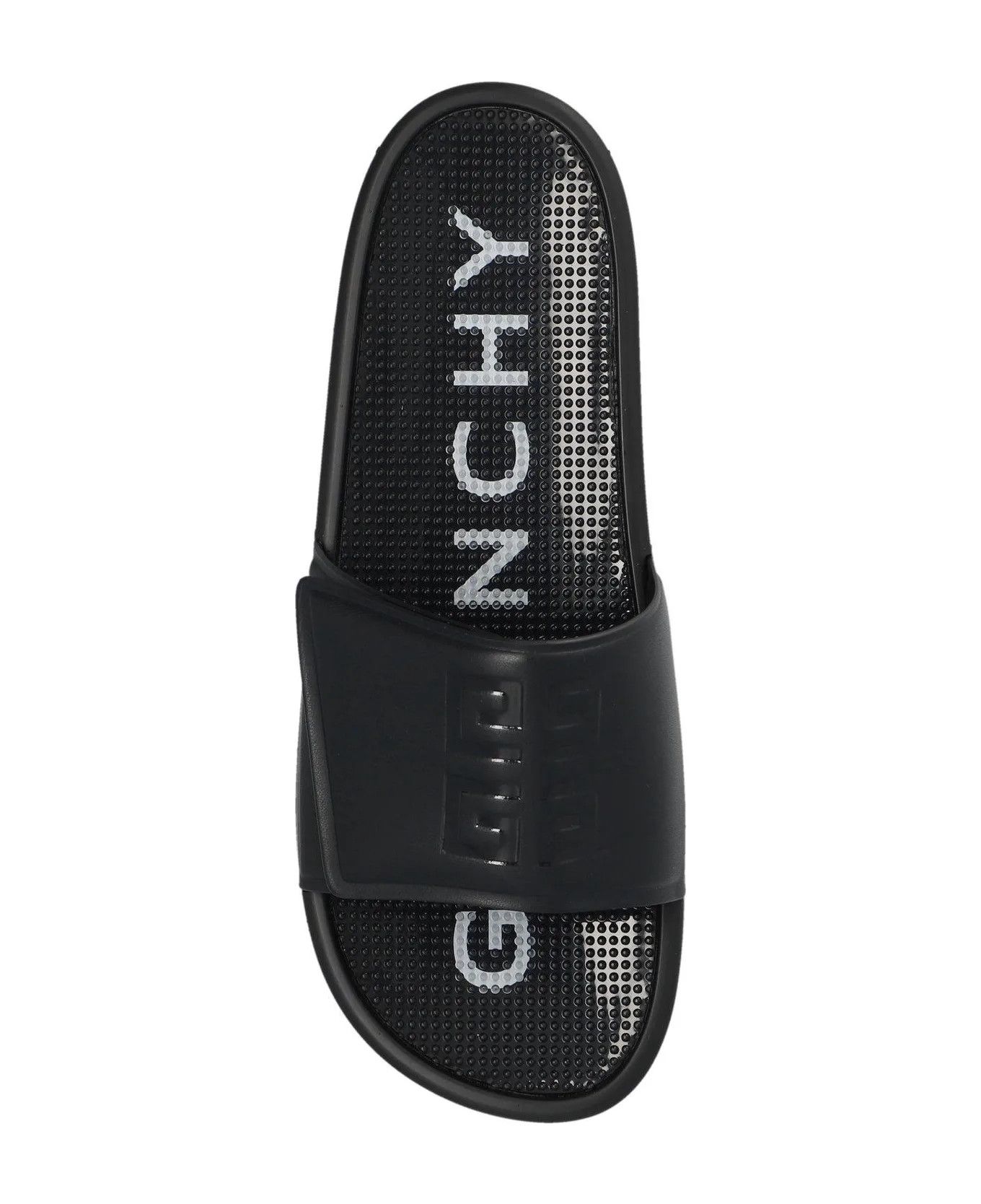 Givenchy o1n1vont0326 4g Emblem Flat Sandals in Black Size US 11 / EU 44 - 4 Thumbnail