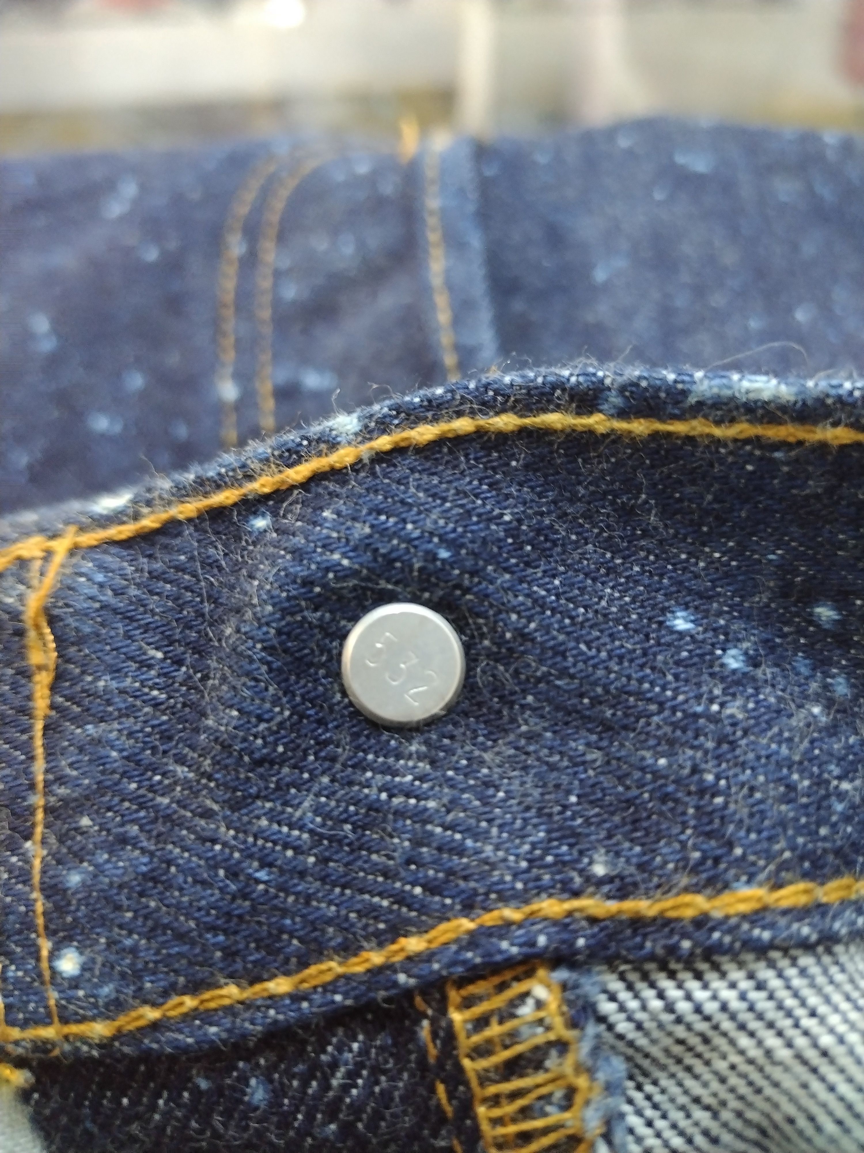 Levi's 🔥AUTHENTIC SNOW WASH NOS VTG LEVIS 501 INDIGO DENIM Size US 32 / EU 48 - 11 Thumbnail