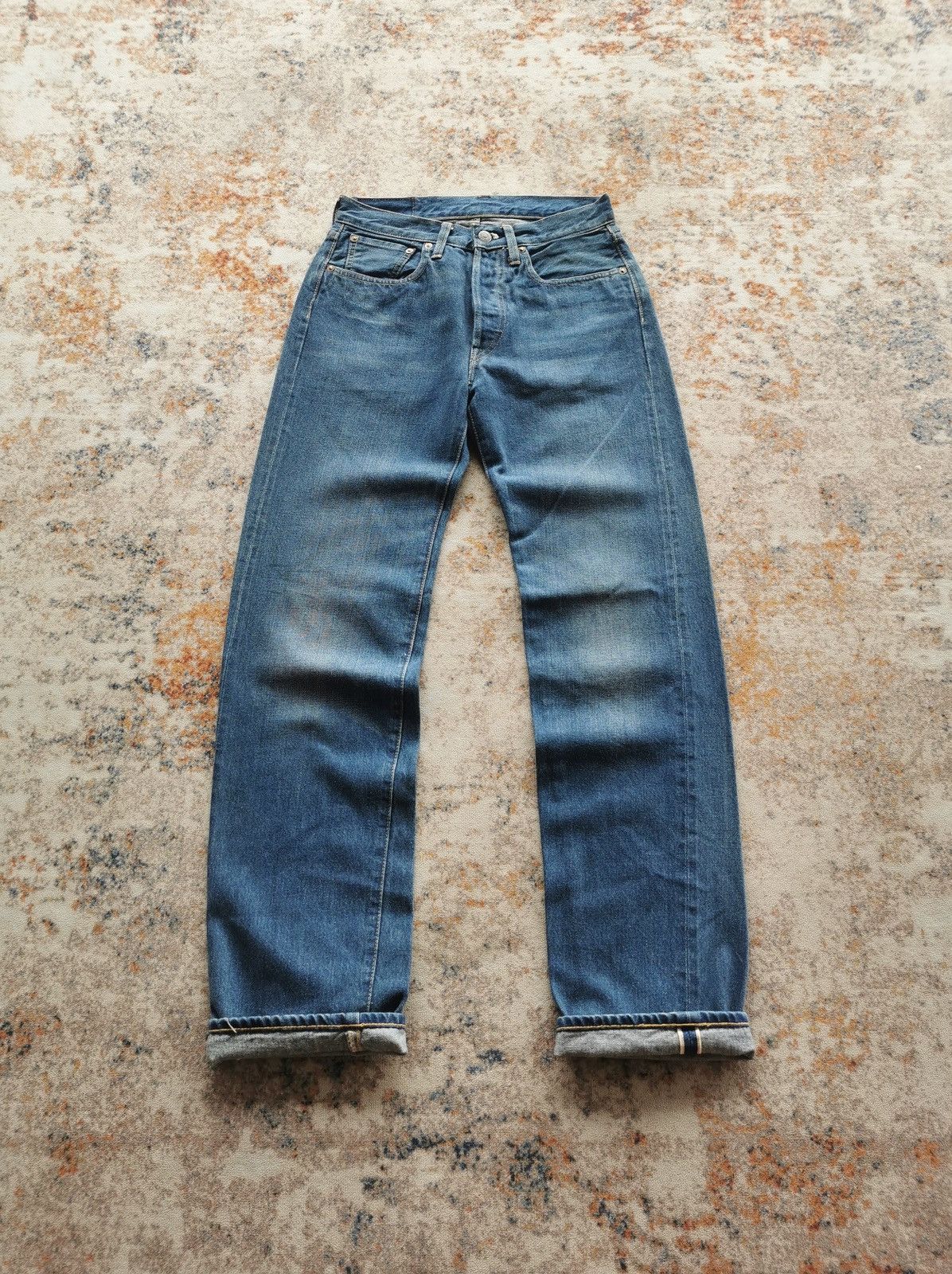 Levi's Vintage Clothing × Self Edge Lvc Levis Vintage Clothing Lot 503BXX Selvedge Denim Jeans Size US 27 - 1 Thumbnail