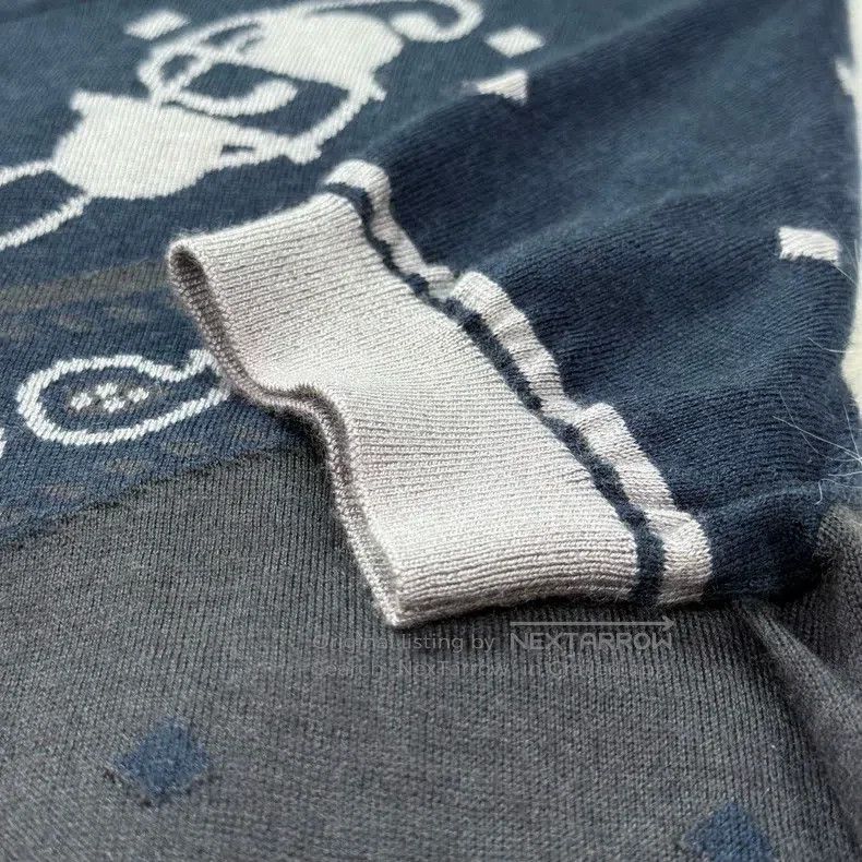 Hermes Hermes 22 Autumn-Winter Silk Cashmere Printed Short Sleeve Size XS / US 0-2 / IT 36-38 - 4 Thumbnail