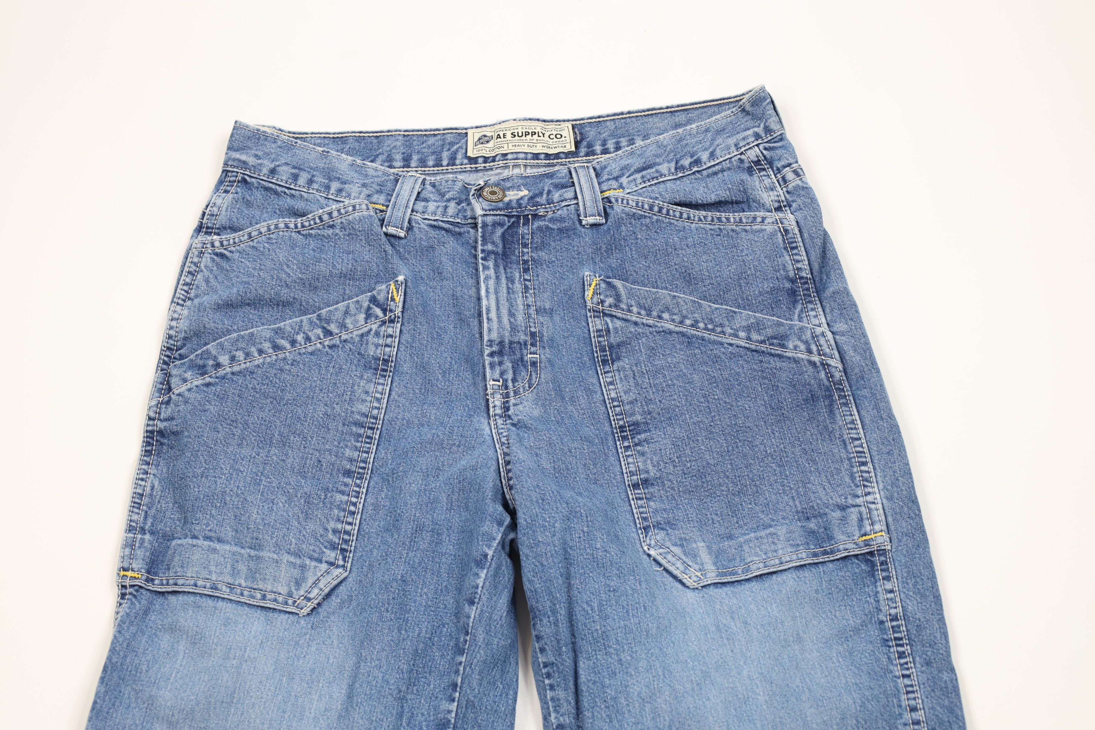 American Eagle Outfitters Vintage 90s American Eagle Outfitters Workwear Jeans USA Size US 30 / EU 46 - 2 Thumbnail