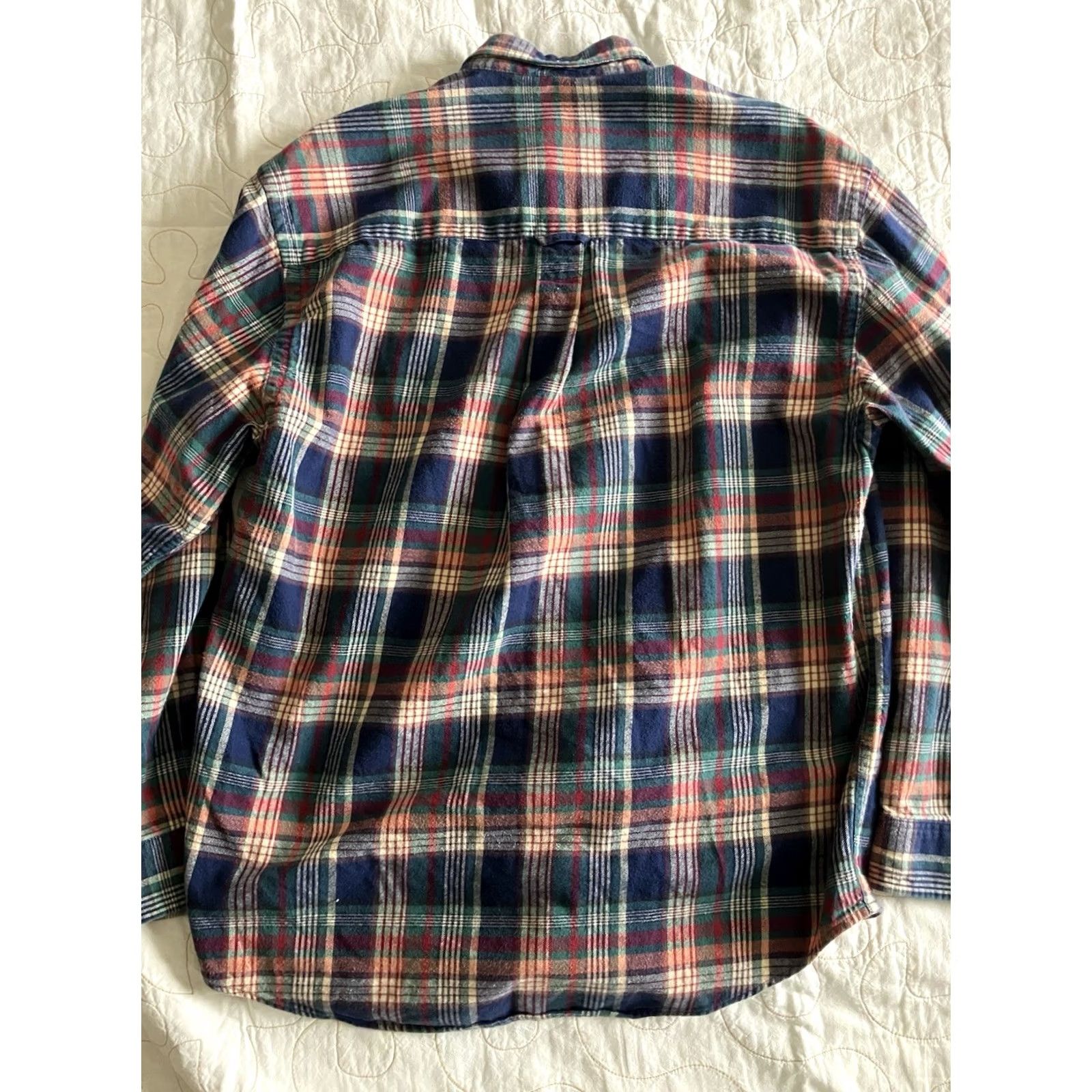 Eddie Bauer VINTAGE Eddie Bauer Men's S Long Sleeve Button-Up Cotton Flannel Shirt Green Plaid Size US S / EU 44-46 / 1 - 7 Thumbnail