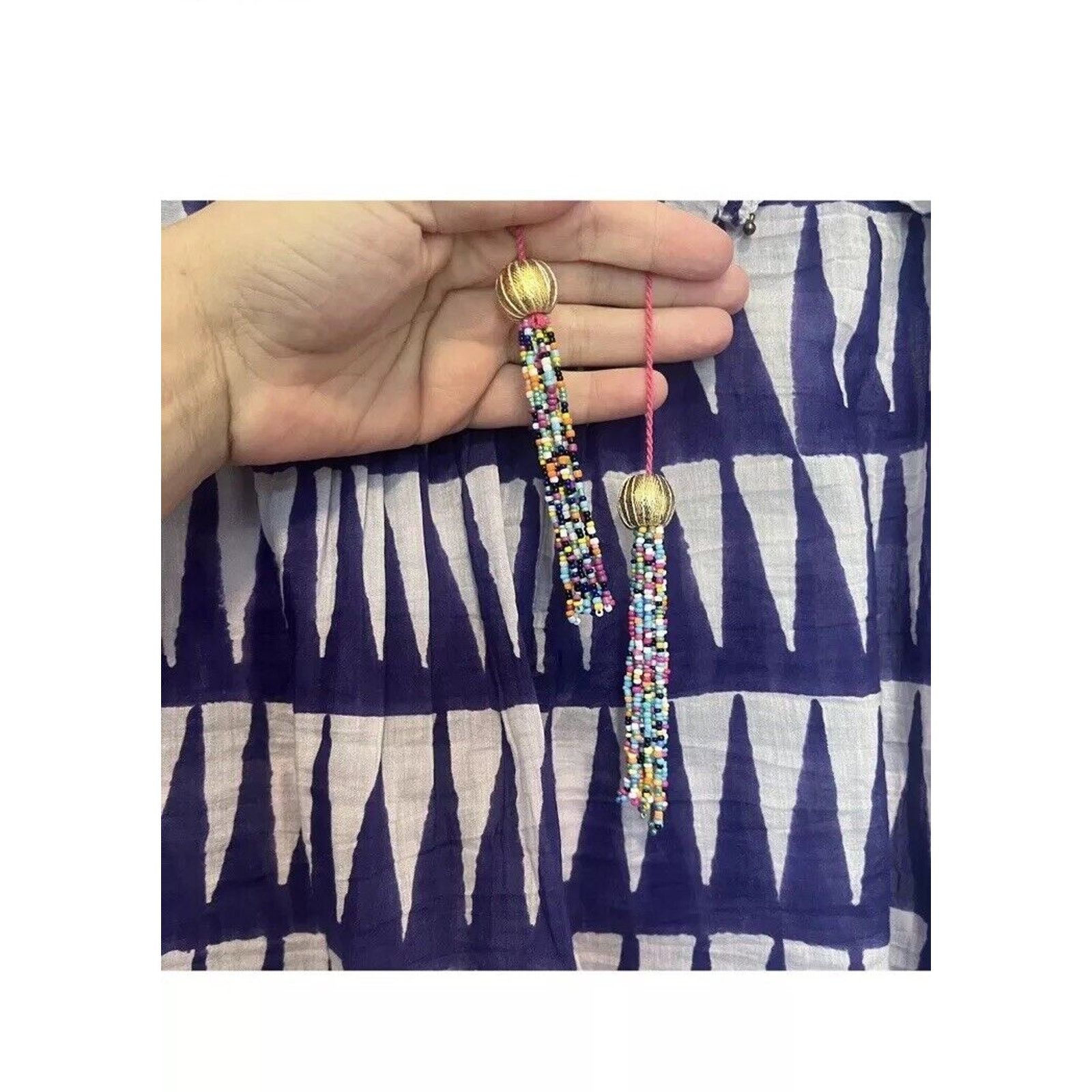 Bell Alicia Bell Kiara Top Aztec Flutter Blue Purple White Large Size L / US 10 / IT 46 - 4 Thumbnail