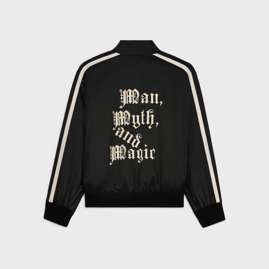 TI　FCRB MONOGRAM NYLON BLOUSON Prada - Re-Nylon Blouson Jacket in Black - SGB684_1WQ8_F0002