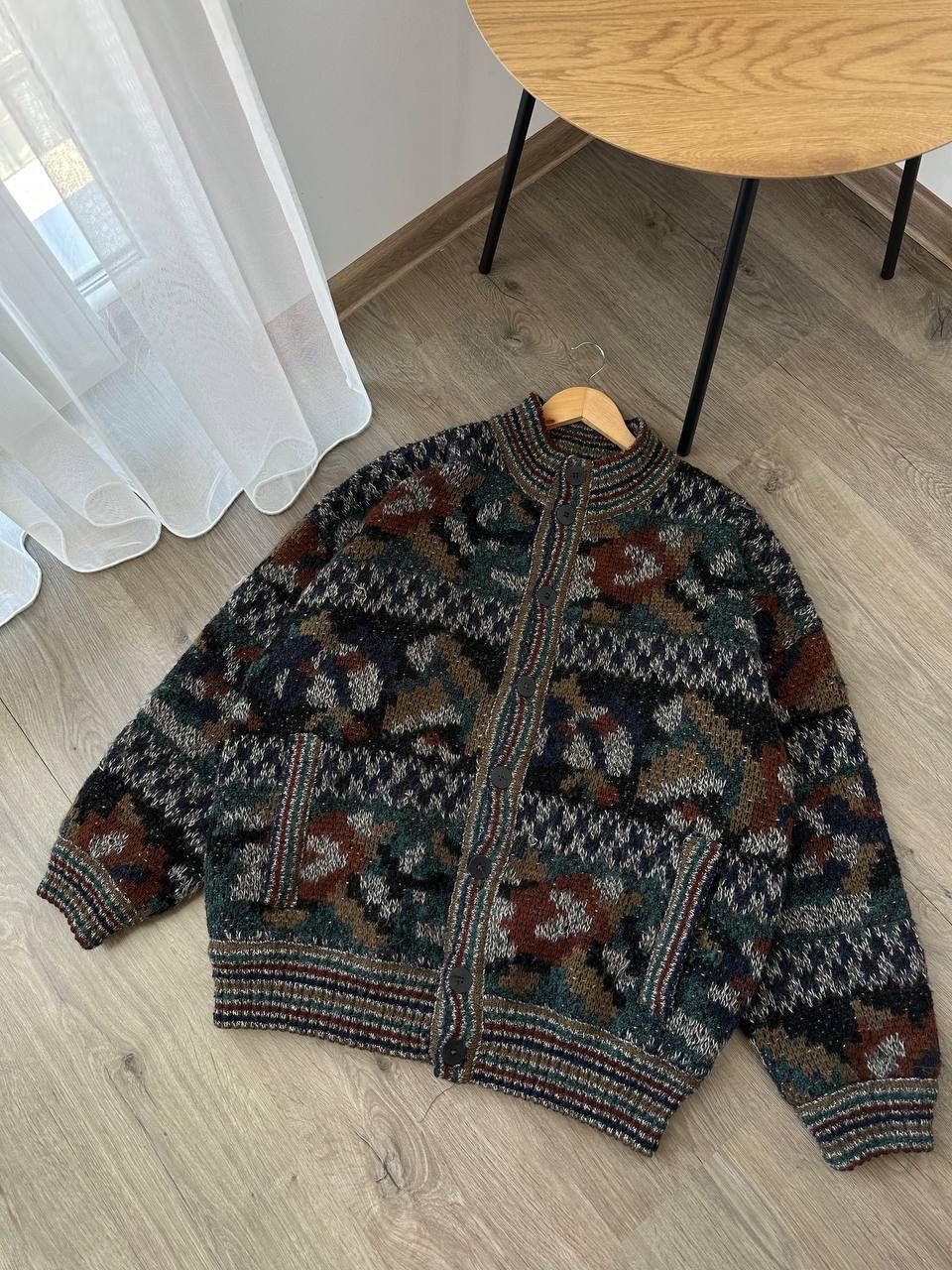 Japanese Brand × Missoni × Vintage Vintage Japanese Missoni Wool Bomber Two-Way Jacket Size US L / EU 52-54 / 3 - 10 Thumbnail