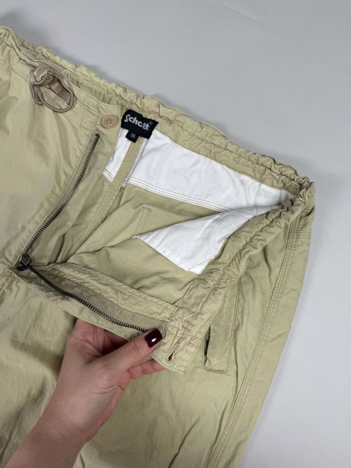 Schott × Vintage Schott NYC Vintage Military Style Parachute Pants Trousers Size US 36 / EU 52 - 12 Thumbnail