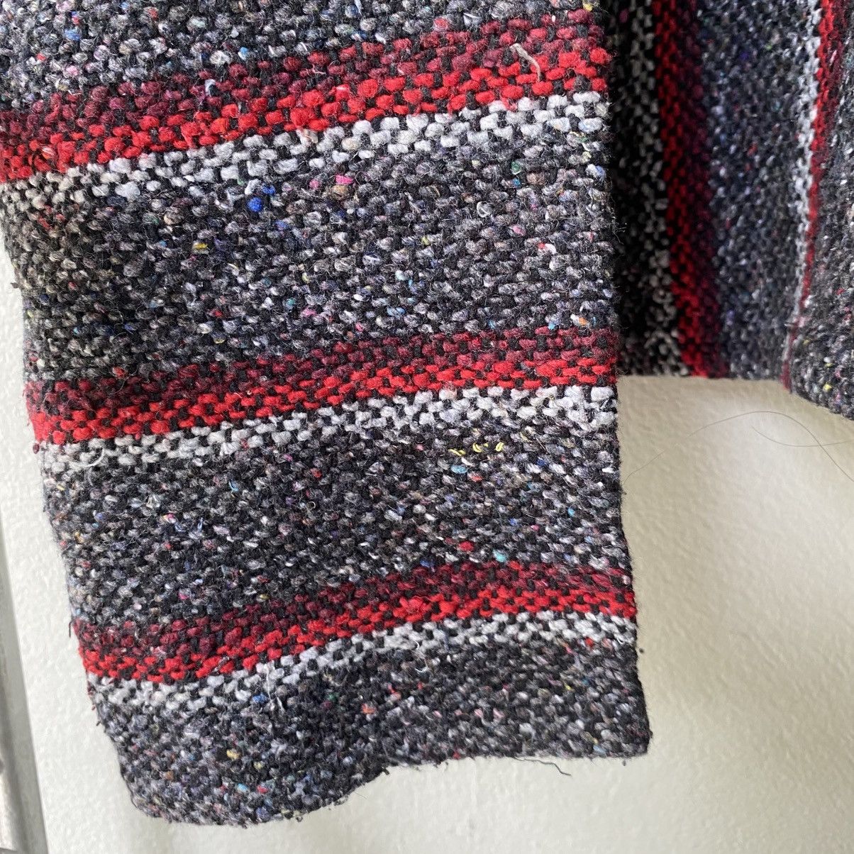 Vintage Black & Red Striped Baja Hoodie Size US M / EU 48-50 / 2 - 3 Thumbnail