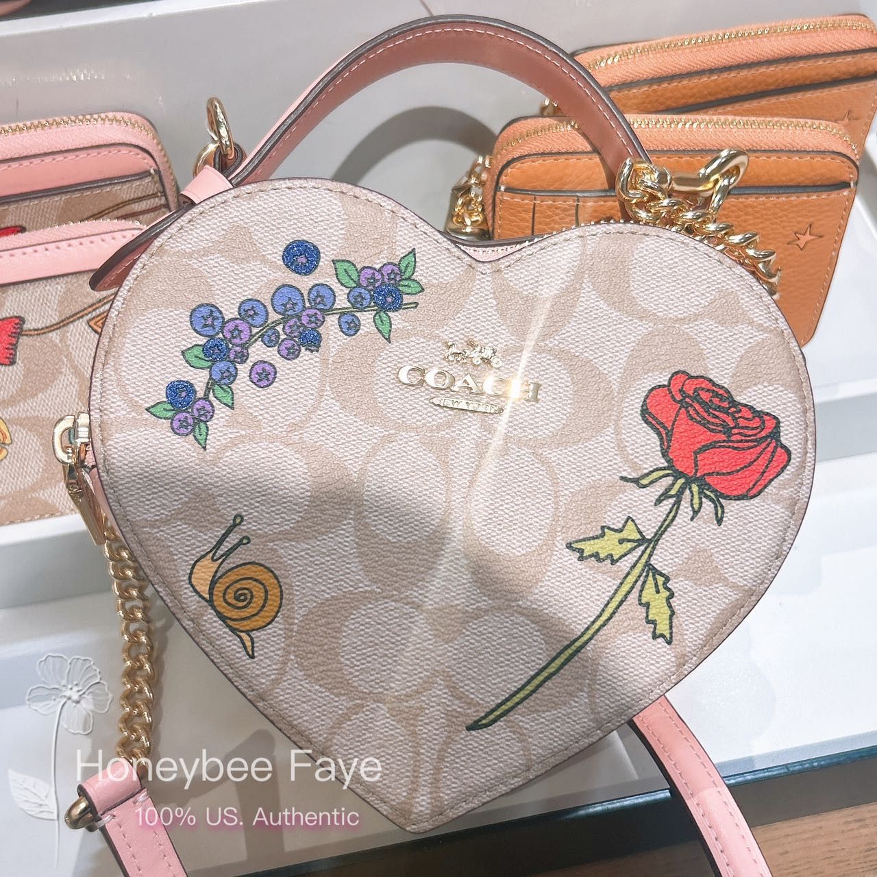 Coach Observed By Us Heart Crossbody In Signature Canvas Size ONE SIZE - 2 Thumbnail