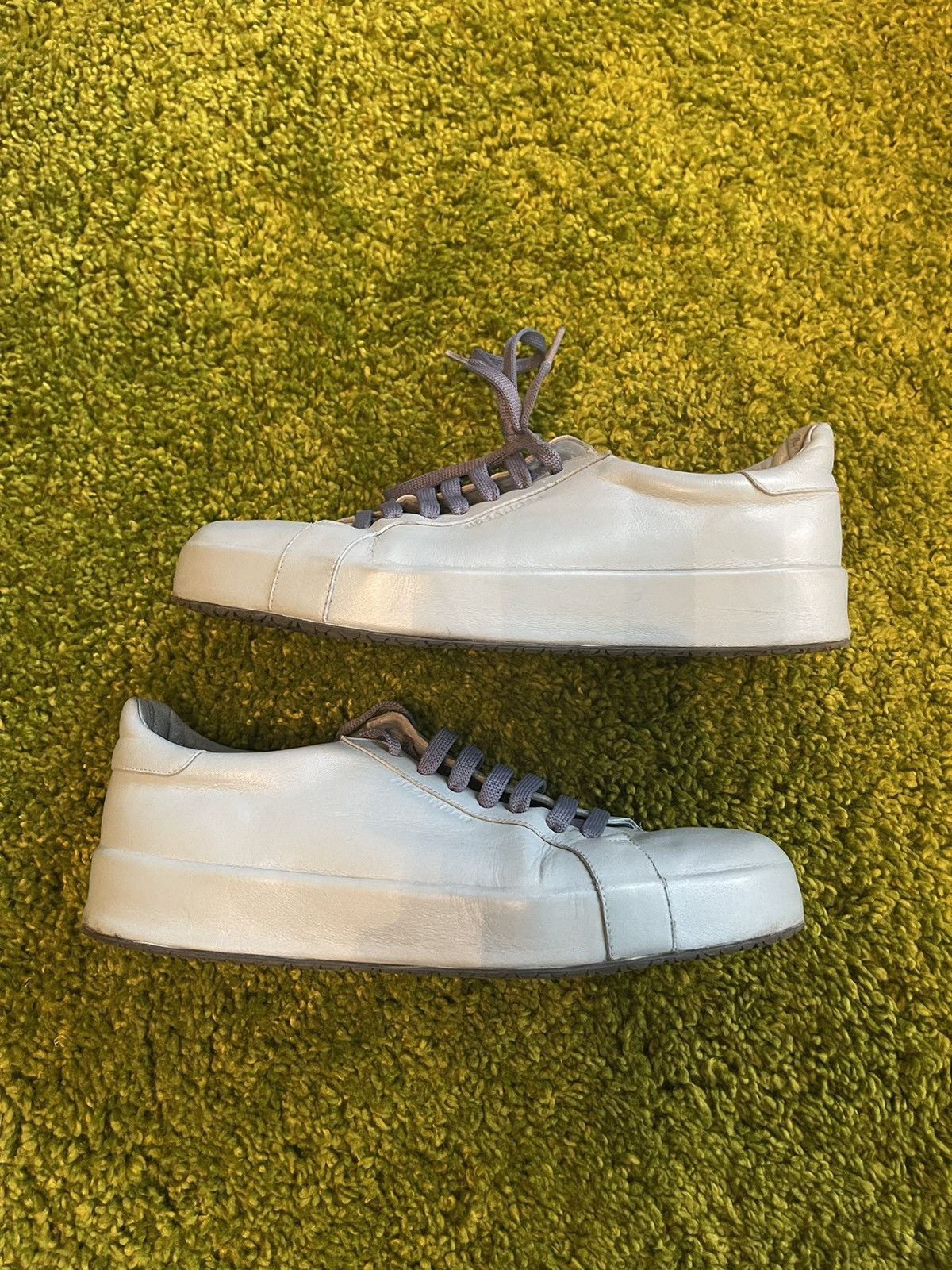 Designer × Jil Sander Jil Sander avant Garde real leather sneakers Size US 8 / IT 38 - 4 Thumbnail