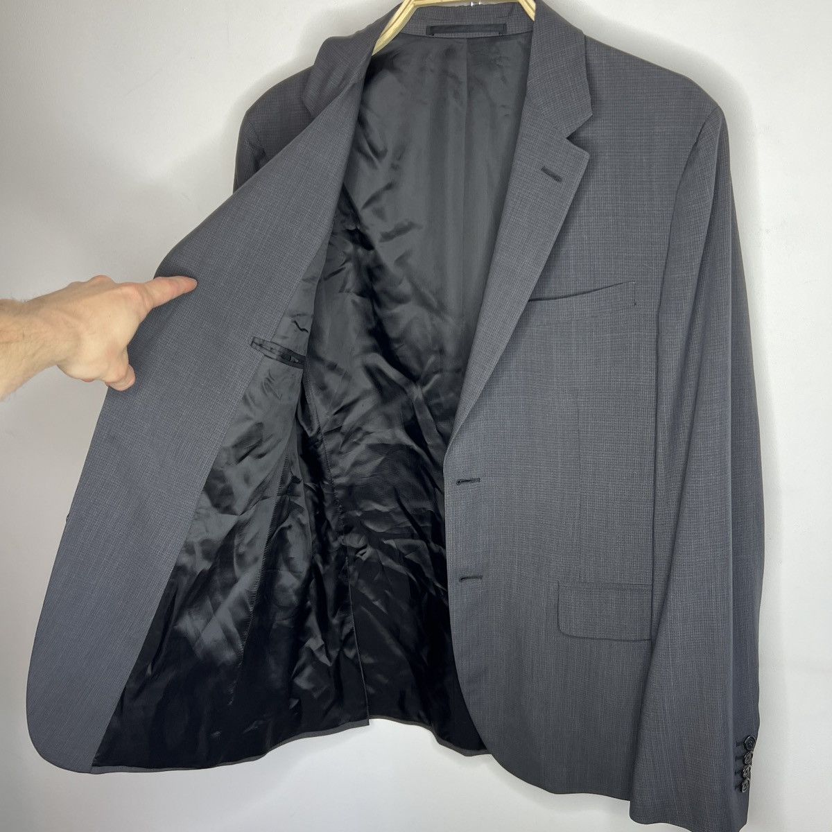 Prada Prada Black Wool Silk 2 Buttons Classic Blazer Light Jacket Size US M / EU 48-50 / 2 - 7 Thumbnail