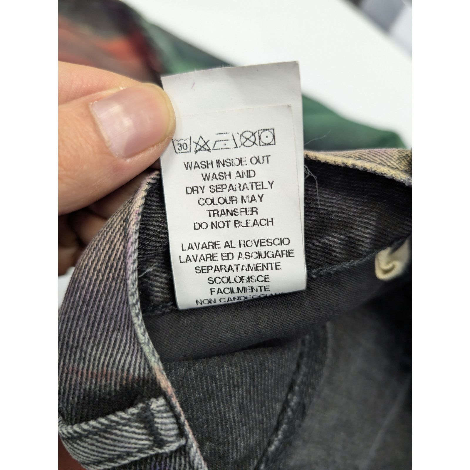 Off-White o1rshd1 Flared Jean in Multicolor Size US 32 / EU 48 - 20 Thumbnail