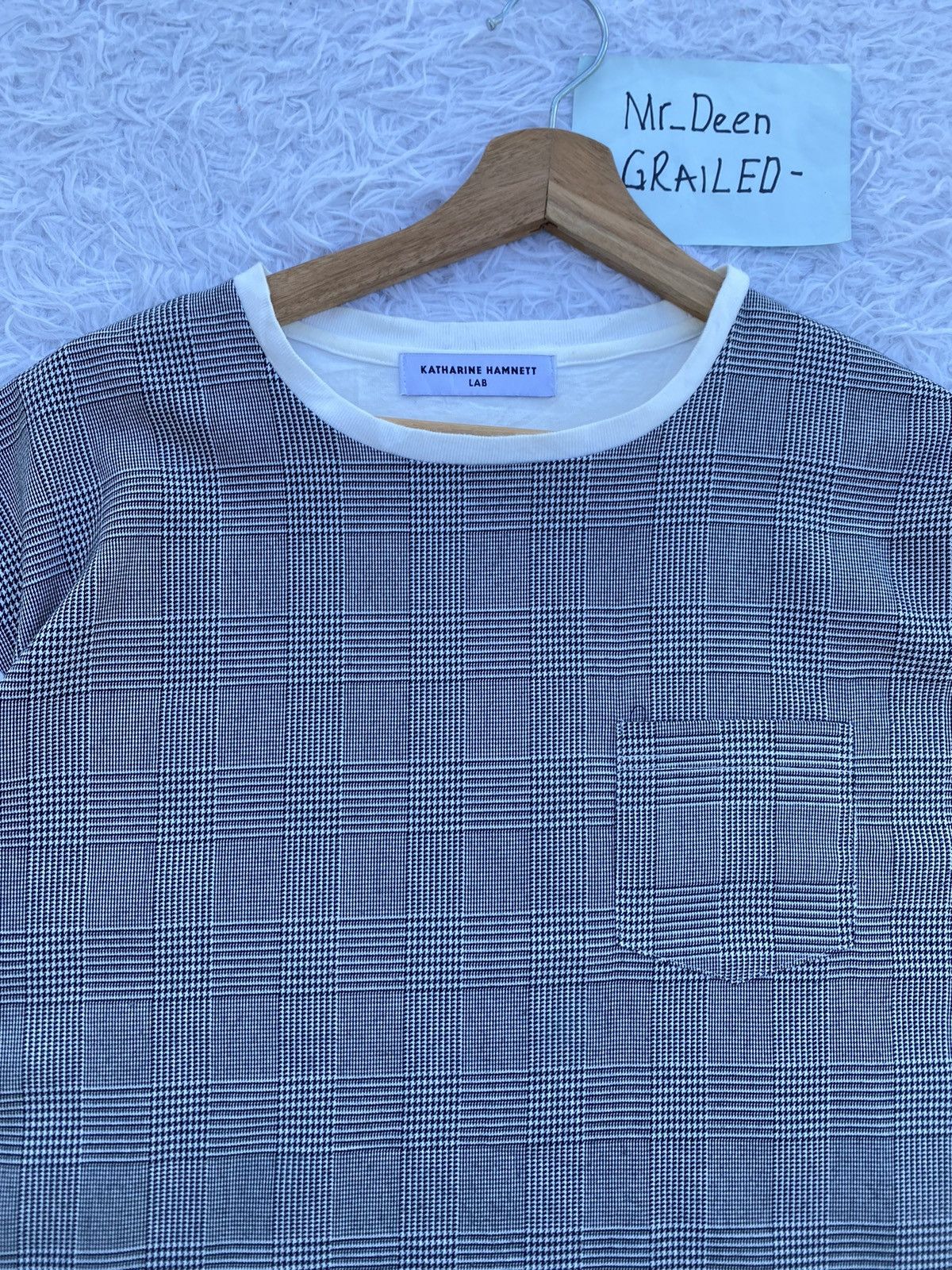 Katharine Hamnett London Rare Katharine Hemnett Lab Checkered T-shirt Size US M / EU 48-50 / 2 - 5 Thumbnail