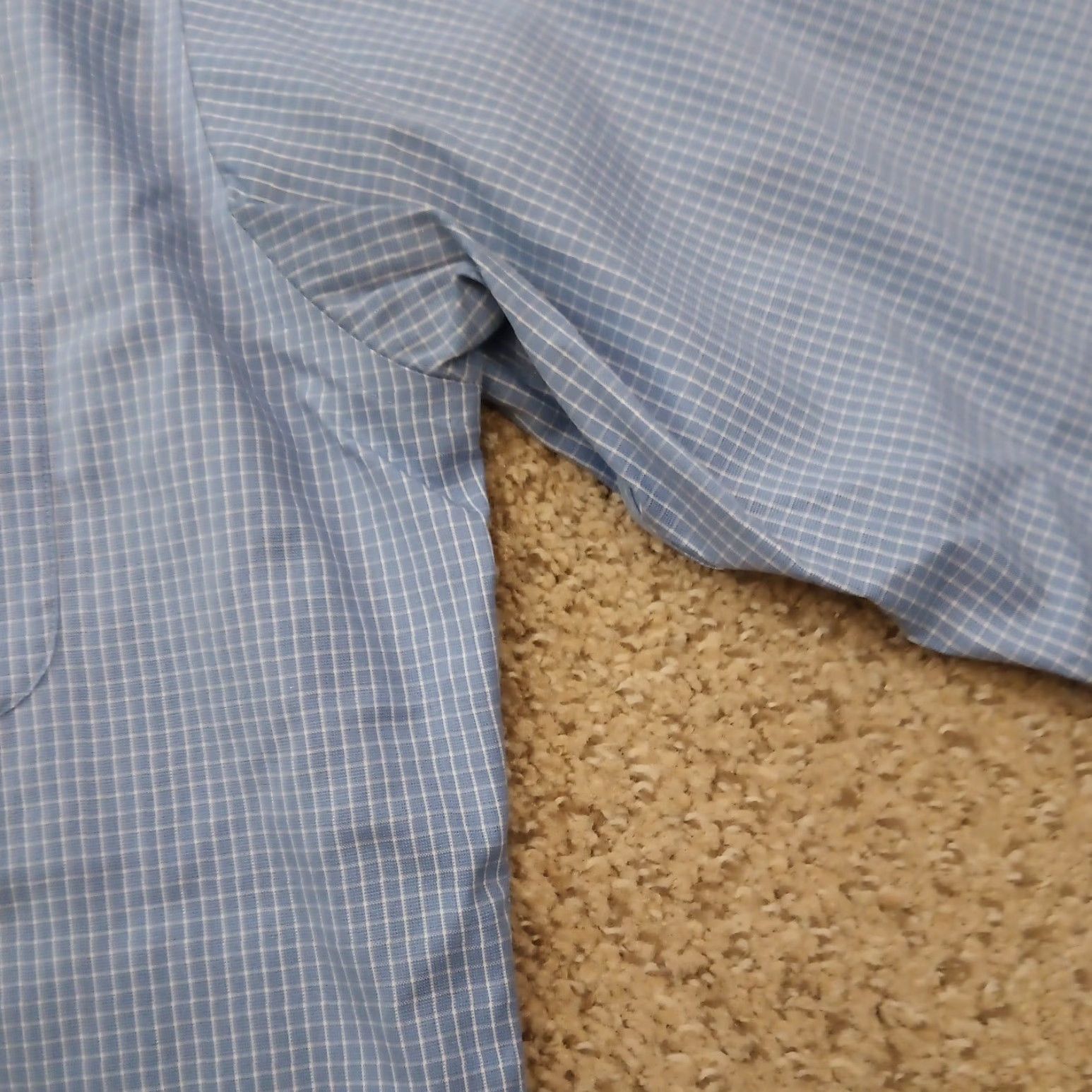 Jos. A. Bank Jos A Bank Shirt Mens Size 16 Blue Plaid Long Sleeve Button Up Cotton Size US L / EU 52-54 / 3 - 5 Thumbnail