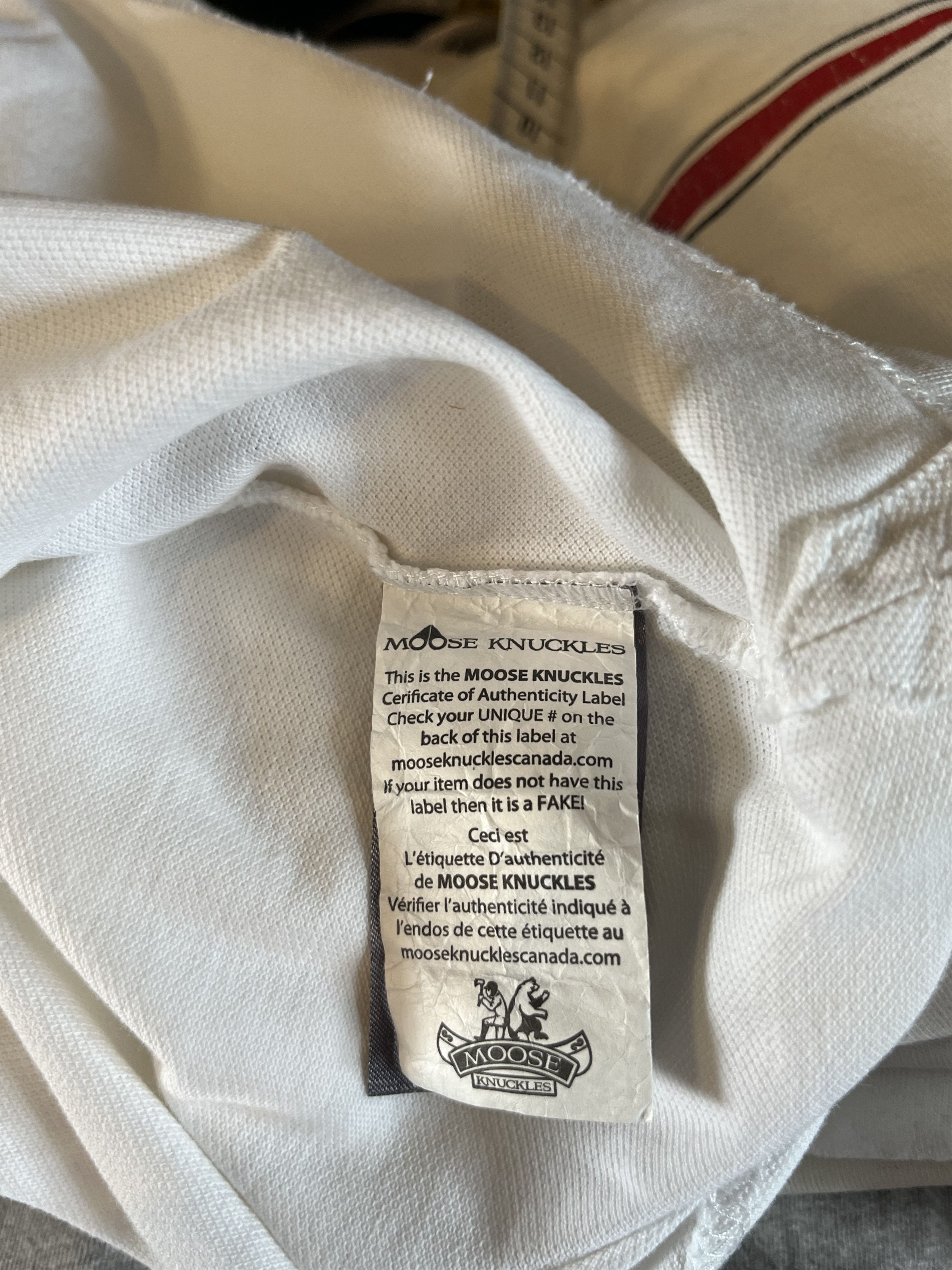 Moose Knuckles Moose Knuckles Luxury Logo Polo Size US XL / EU 56 / 4 - 6 Thumbnail