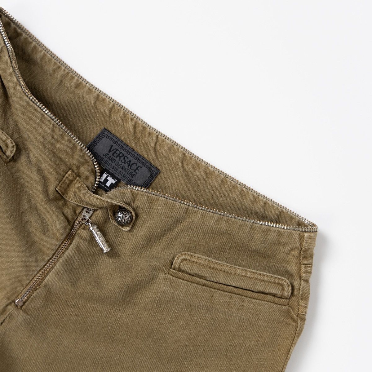 Versace Jeans Couture Versace Jeans Couture Womens Vintage Brown Cargo Shorts Size 27" / US 4 / IT 40 - 4 Thumbnail