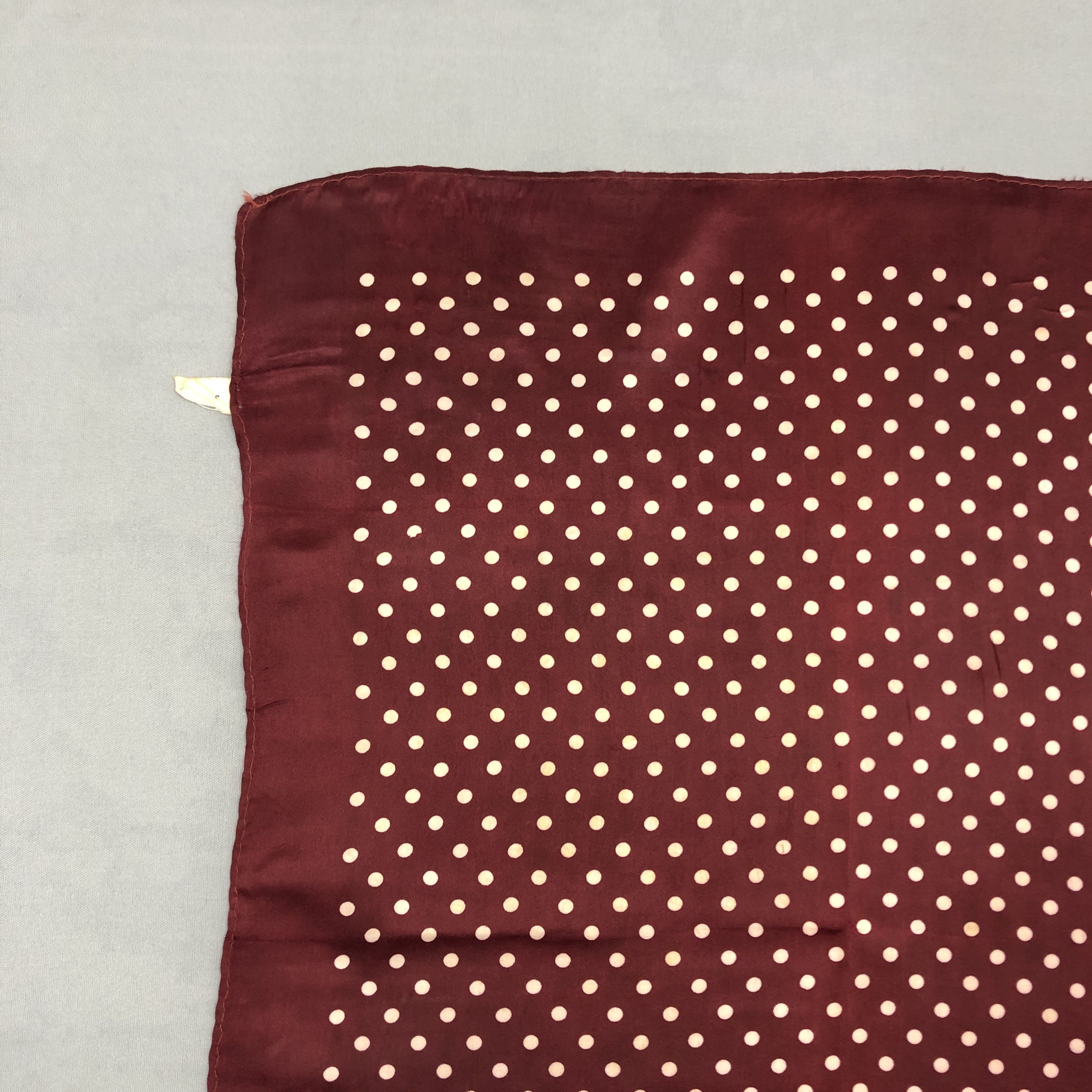 Japanese Brand Vintage SILK Scarf Twill Stole Wraps Scarves - GF60041 Size ONE SIZE - 4 Thumbnail