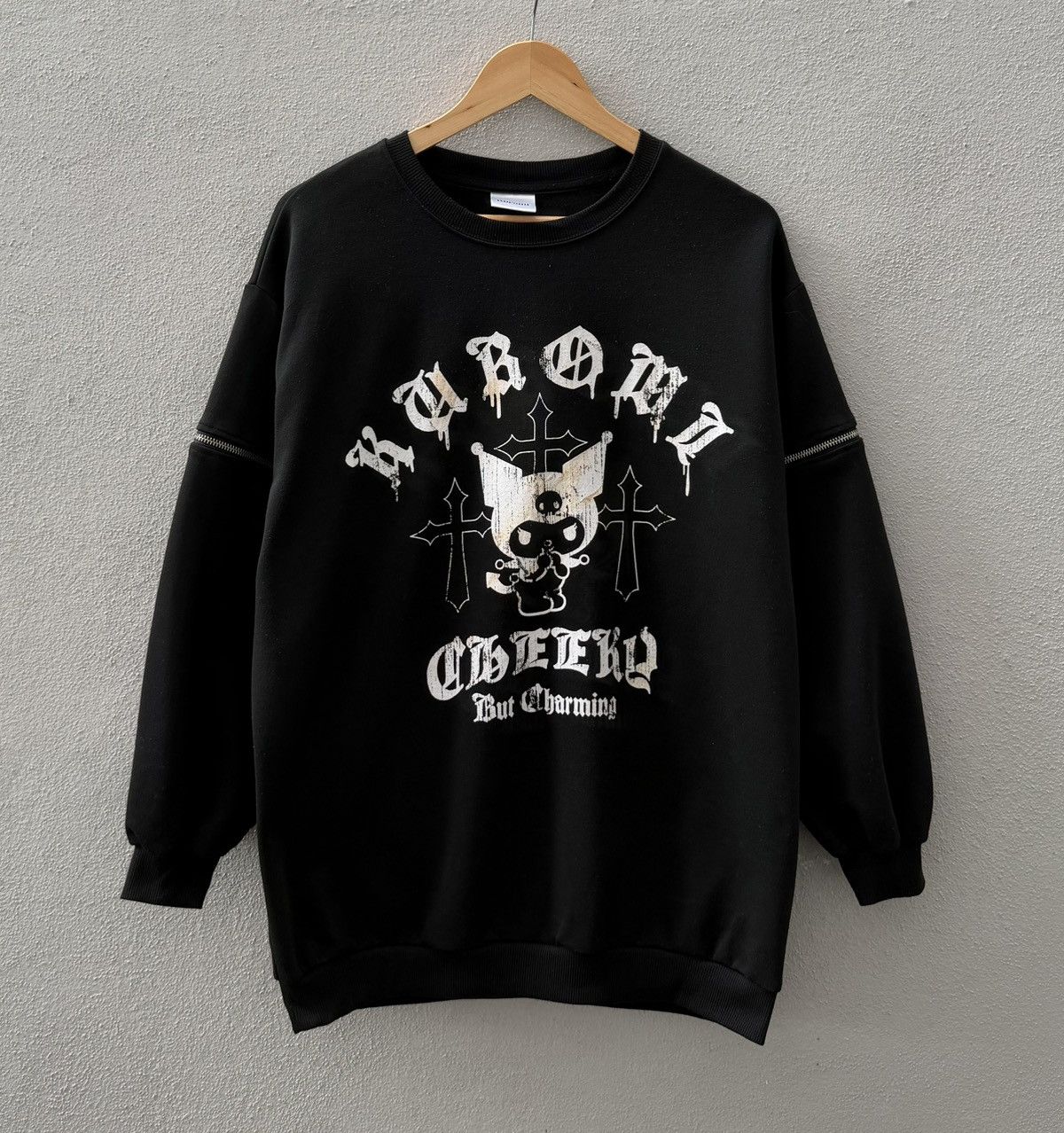 Cartoon Network Sanrio Kuromi Baggy Sweatshirt Size M / US 6-8 / IT 42-44 - 3 Thumbnail