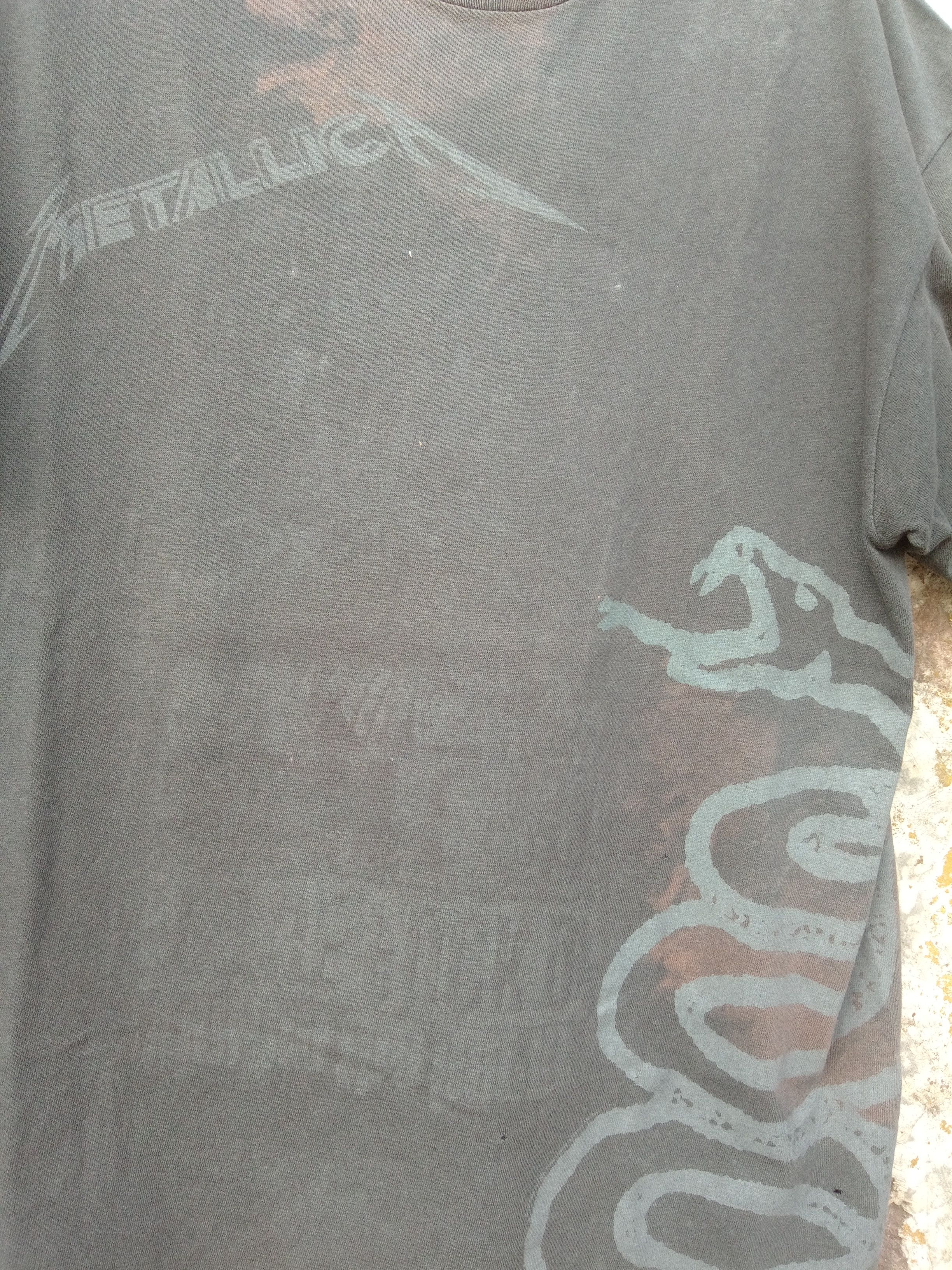 Band Tees × Metallica × Vintage Vintage METALLICA the black album Size US L / EU 52-54 / 3 - 2 Thumbnail