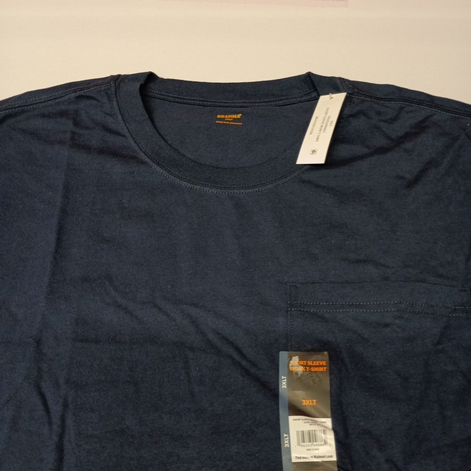 Other 2 Brahma Work T-Shirt 3XLT 54-56 Blue And White Pocket Tee Size US XXL / EU 58 / 5 - 3 Thumbnail
