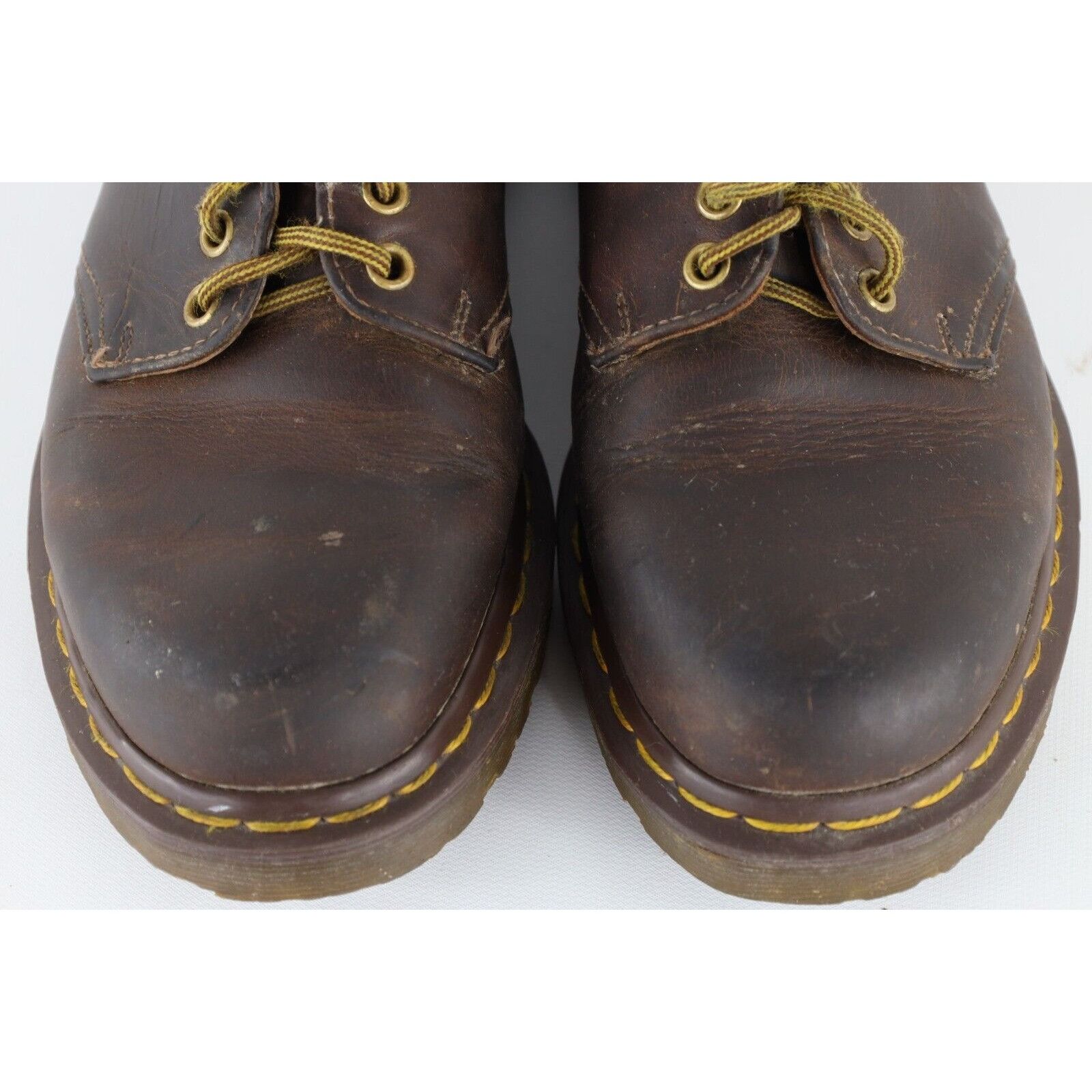 Dr. Martens × Vintage Vintage 90s Dr MartensDistressed Chunky Leather Oxford Shoes Size US 7 / EU 40 - 3 Thumbnail