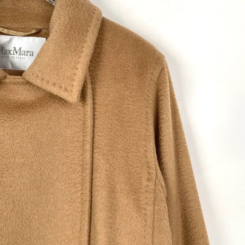 Max Mara Max Mara Camel lapel belted camel coat Size L / US 10 / IT 46 - 3 Thumbnail