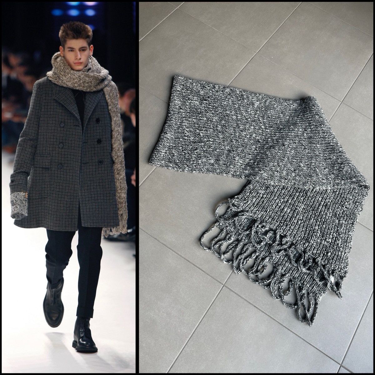 Dior × Hedi Slimane Dior Homme AW07 “Navigate” Alpaca blend