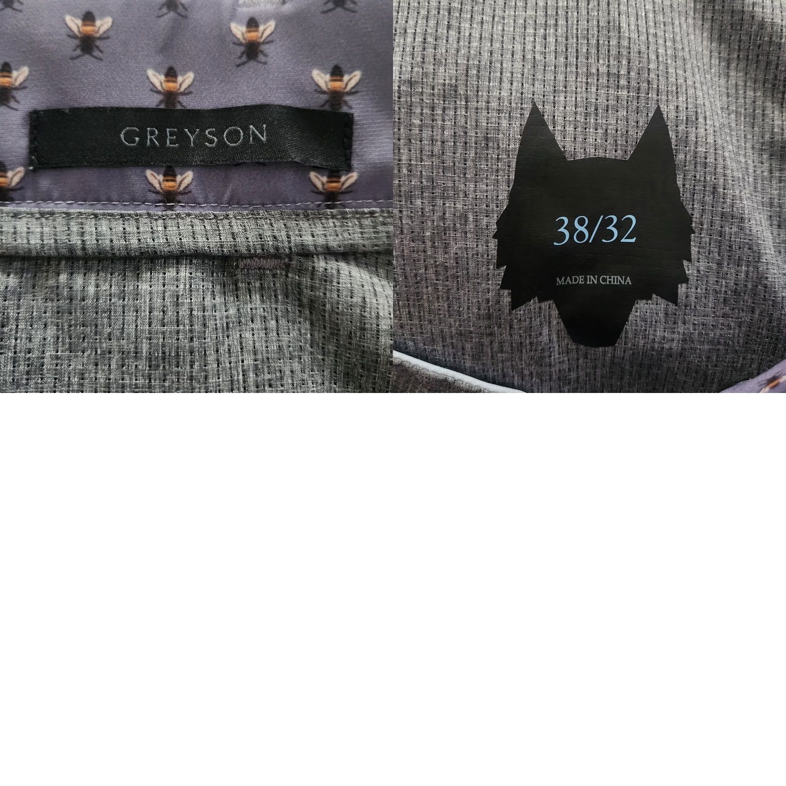 Vintage Greyson Montauk Pants Mens 38x32 Golf Stretch Performance Queen Bee AOP Animals Size US 38 / EU 54 - 9 Thumbnail