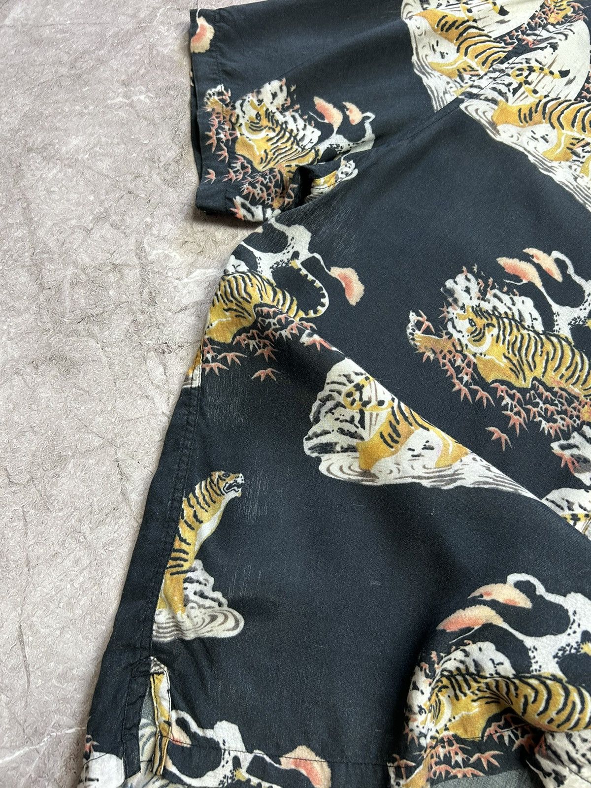 Allsaints Allsaints Tiger crazy Hawaiian shirt Size US XL / EU 56 / 4 - 7 Thumbnail