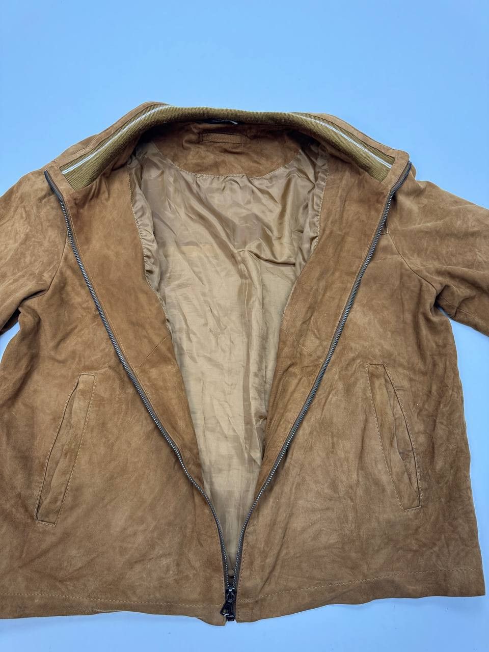 Vera Pelle Vera Pelle Vintage Tan Leather Zip Jacket Men Size US M / EU 48-50 / 2 - 7 Thumbnail