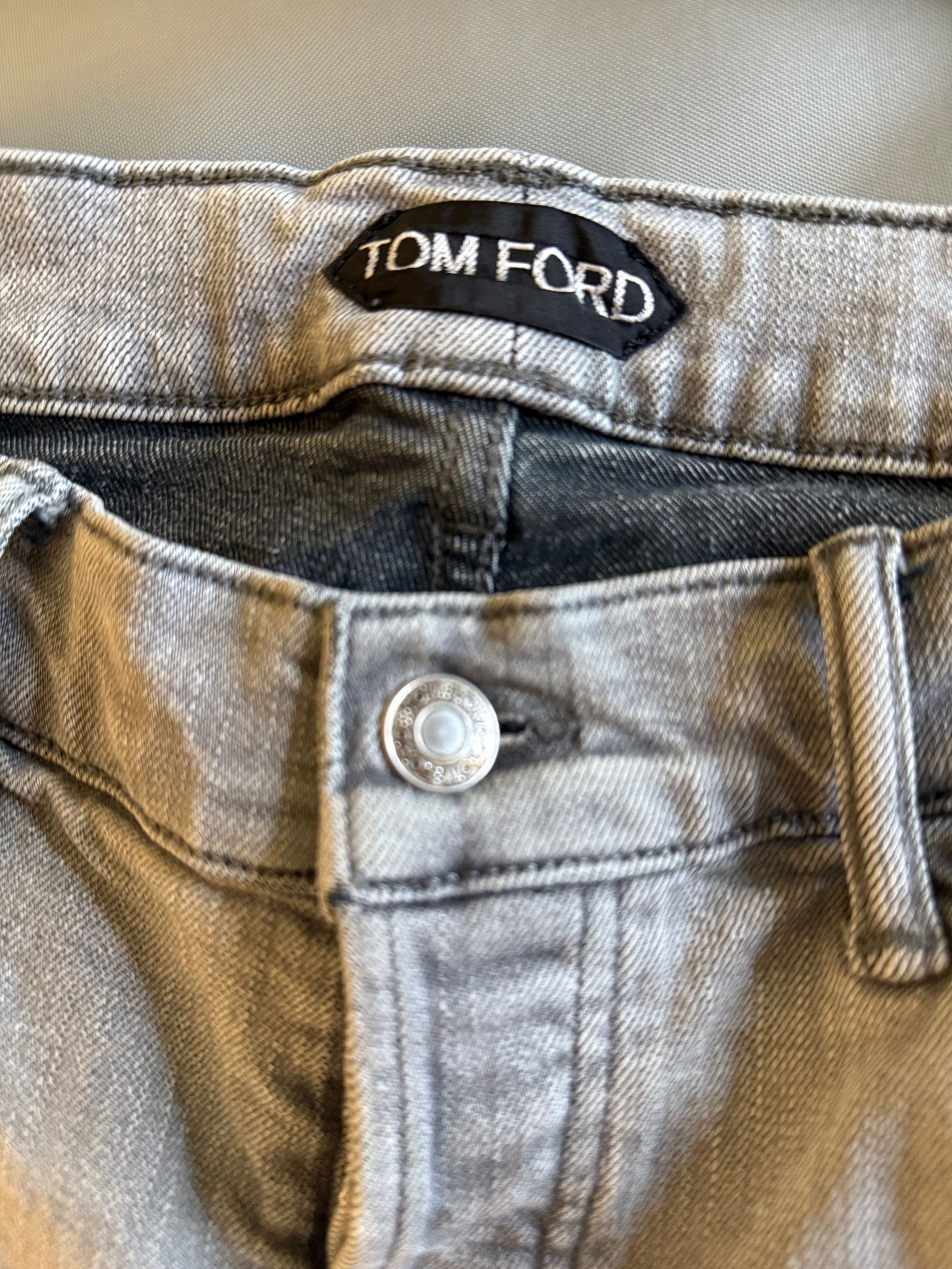 Tom Ford Fit 32, Effortless Cool $1K w/tax Contrast Cuff Selvedge Size US 36 / EU 52 - 18 Thumbnail