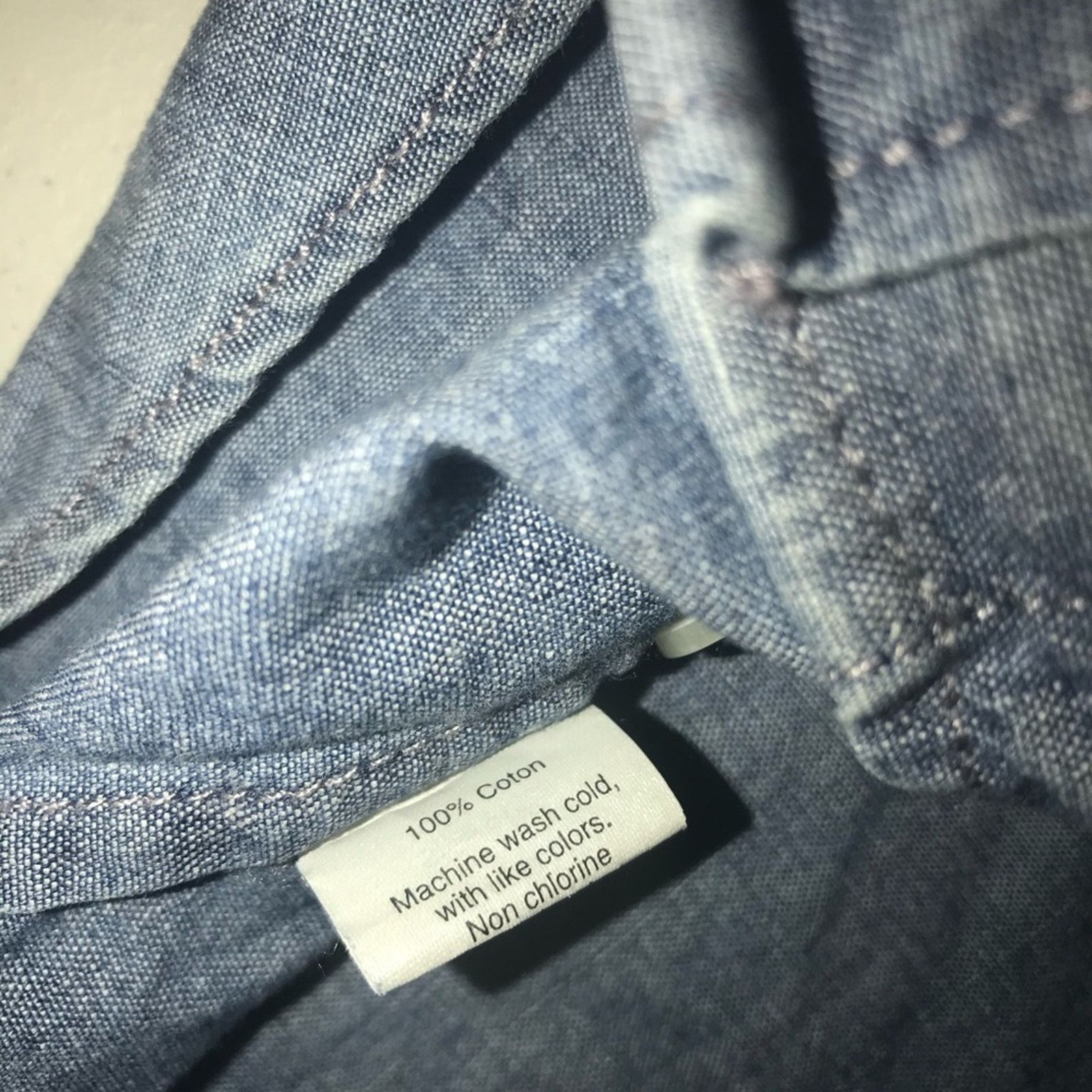 J.Crew J. Crew Blue Button Down Cotton Shirt Size XS Size XS / US 0-2 / IT 36-38 - 4 Thumbnail