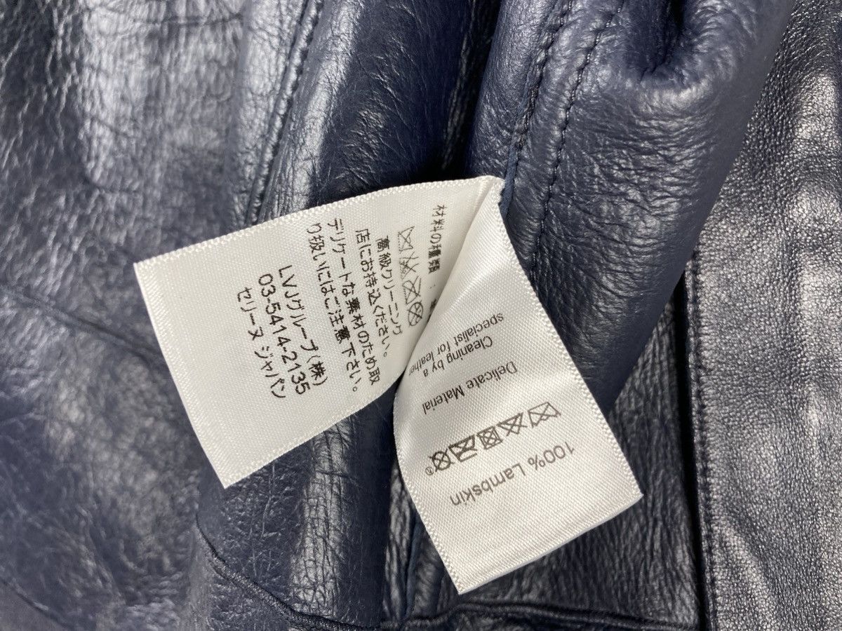 Celine Authentic Celine Modele Depose Biker Lambskin Fleece Jacket Size S / US 4 / IT 40 - 8 Thumbnail