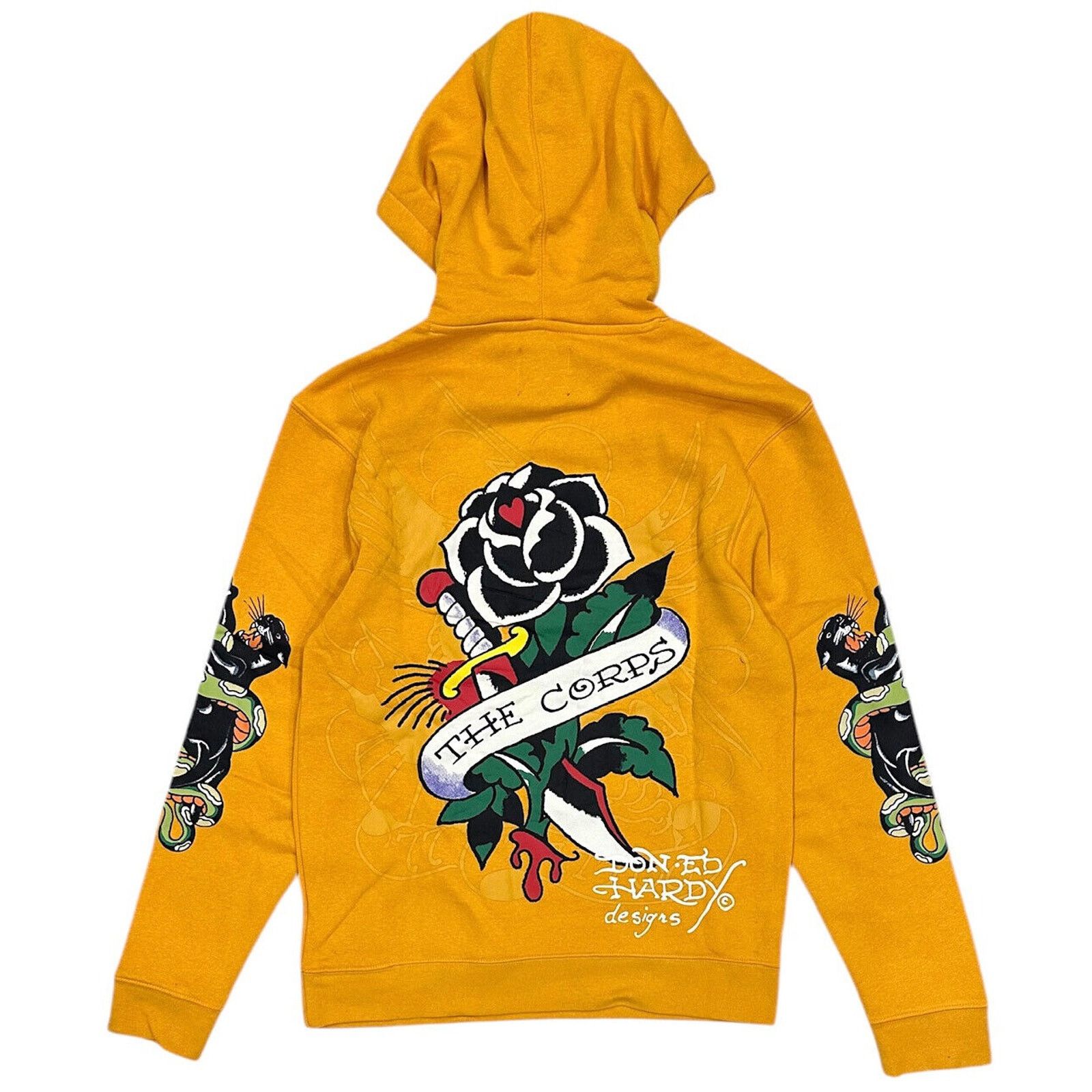 Ed Hardy Ed Hardy Hoodie Panther Snake Fleece Pullover Sweatshirt Size US S / EU 44-46 / 1 - 3 Thumbnail