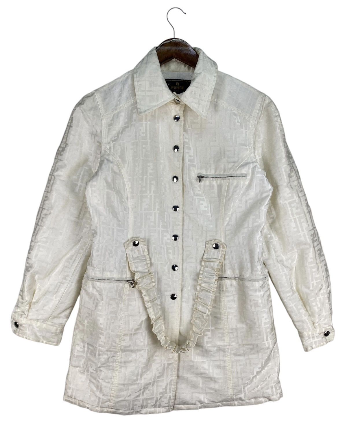 Fendi Fendi Monogram Woman Jacket Size M / US 6-8 / IT 42-44 - 2 Thumbnail