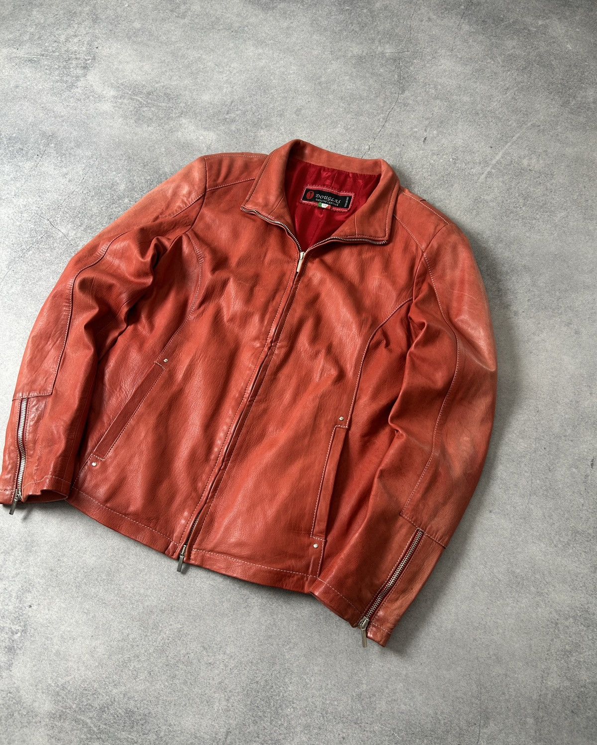 Genuine Leather Douglas Genuine Leather red women’s jacket y2k Size US M / EU 48-50 / 2 - 3 Thumbnail