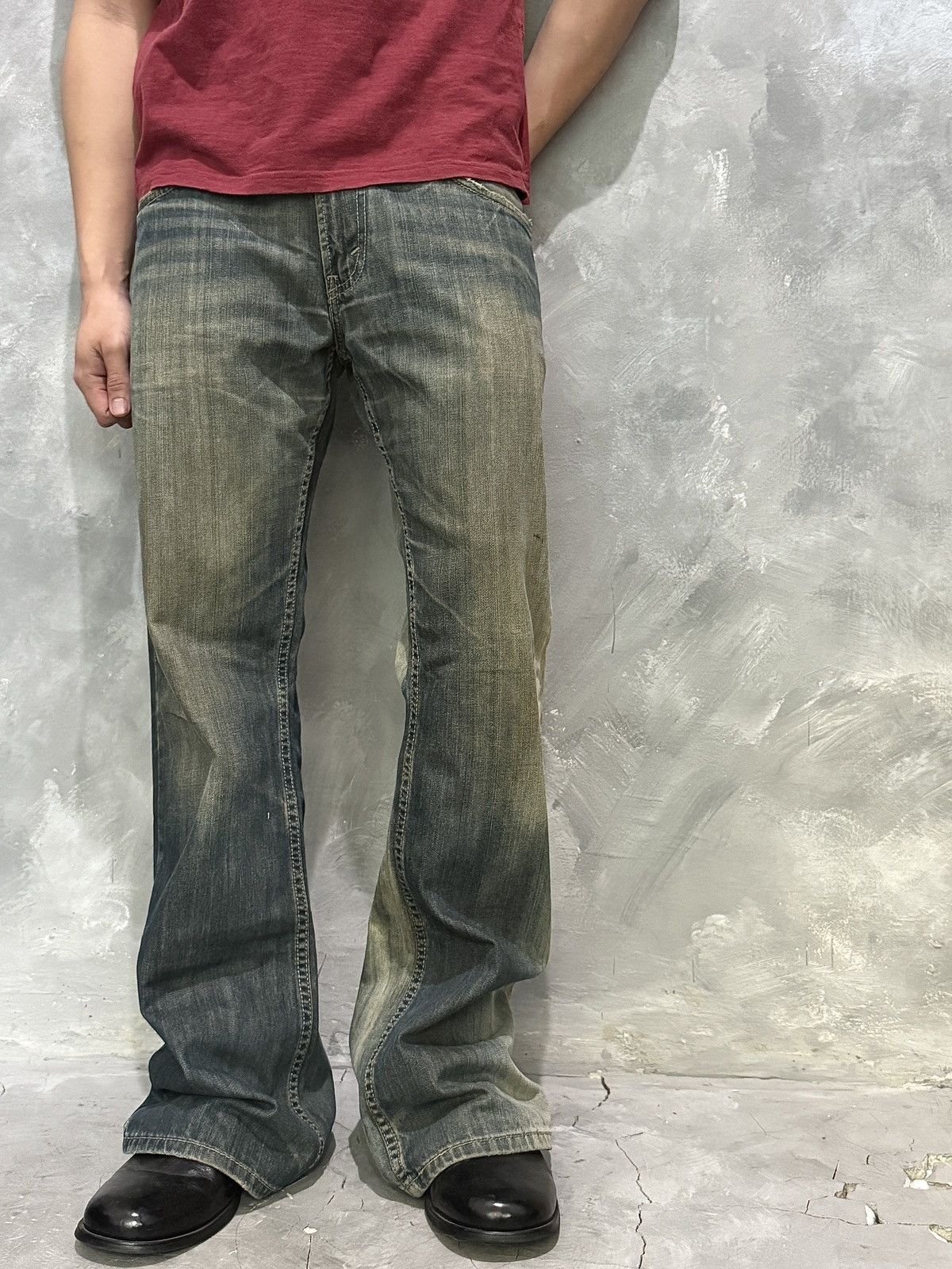 Levi's VTG Levi’s 527 Low Bootcut Mudwash ERD Flared Jeans Size US 30 / EU 46 - 1 Thumbnail