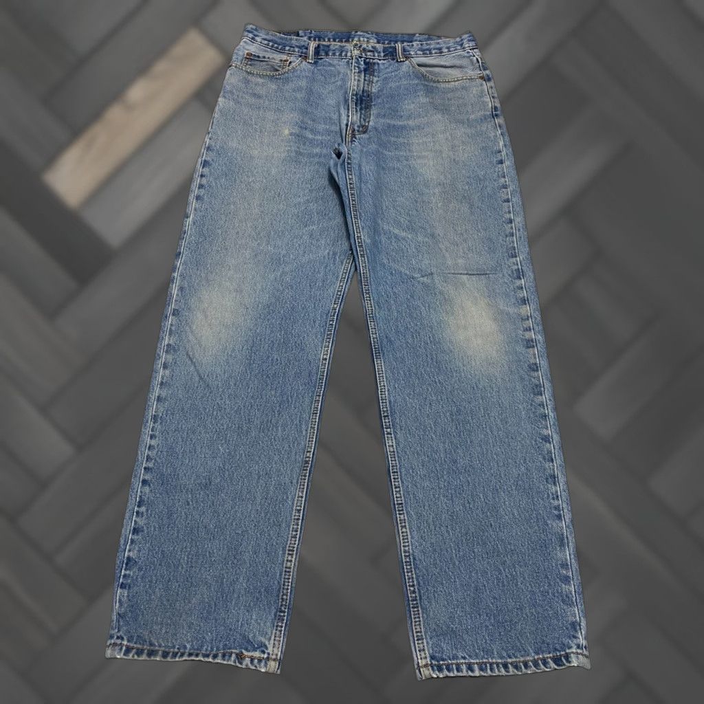 Levi's Levi's 550 Relaxed Fit Jeans Mens 38×34 Blue Denim 5-Pocket 100% Cotton Casual Straight Style Size US 38 / EU 54 - 1 Thumbnail